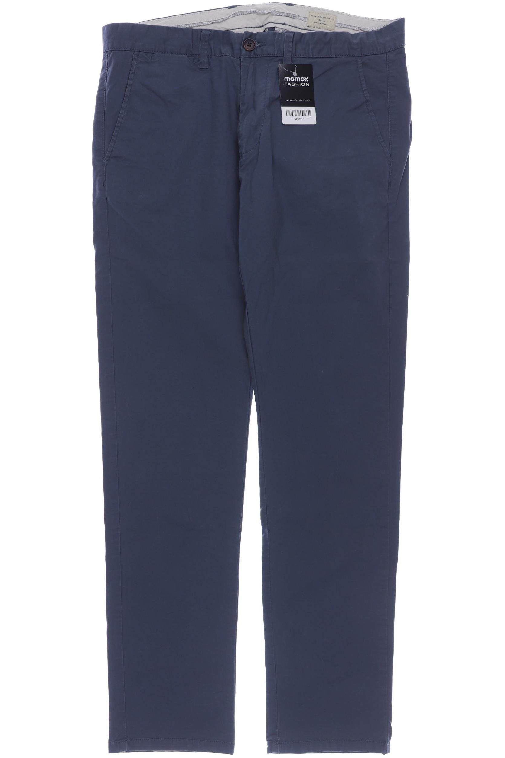 

SELECTED Herren Stoffhose, türkis