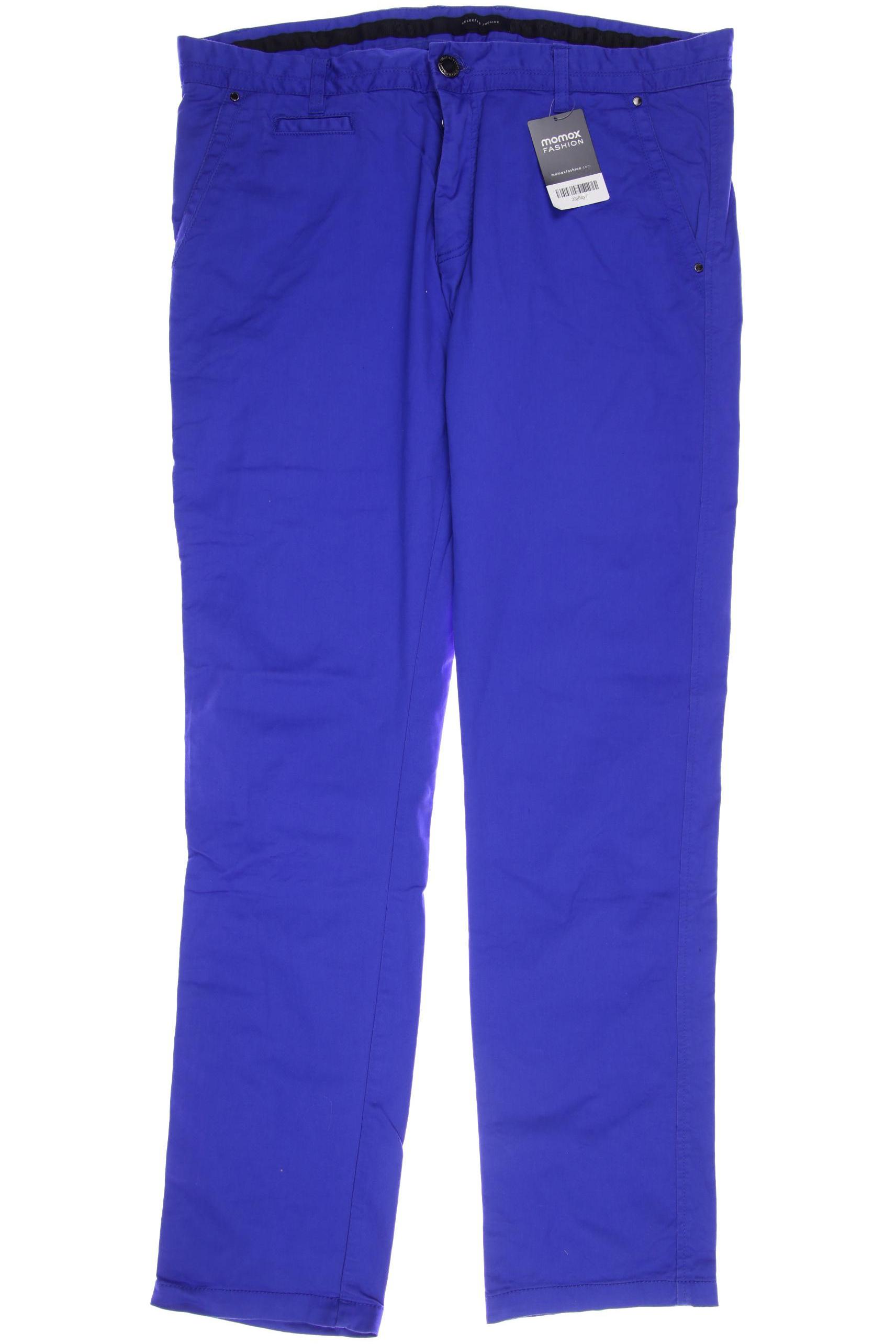 

SELECTED Herren Stoffhose, blau
