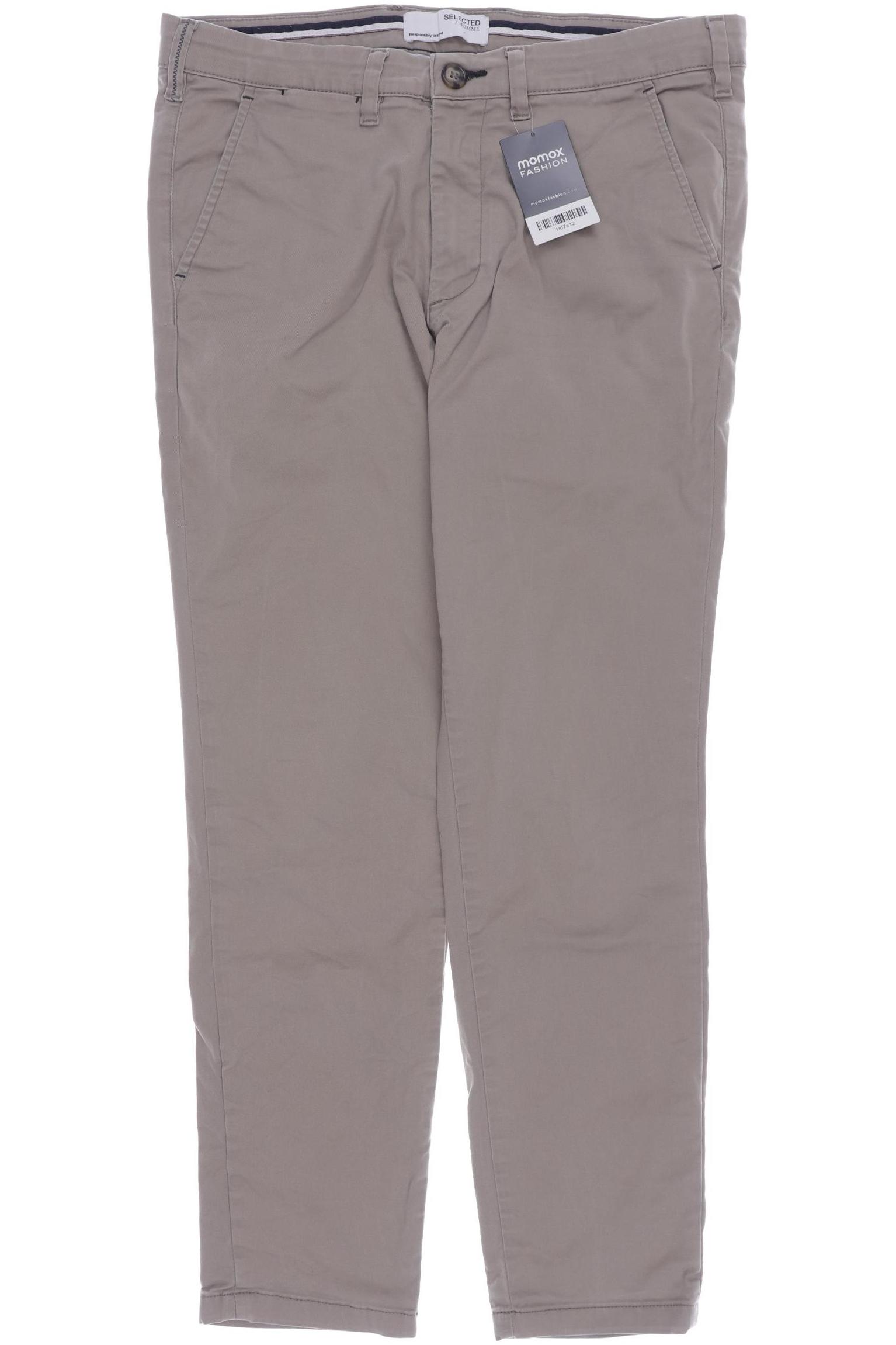 

SELECTED Herren Stoffhose, braun
