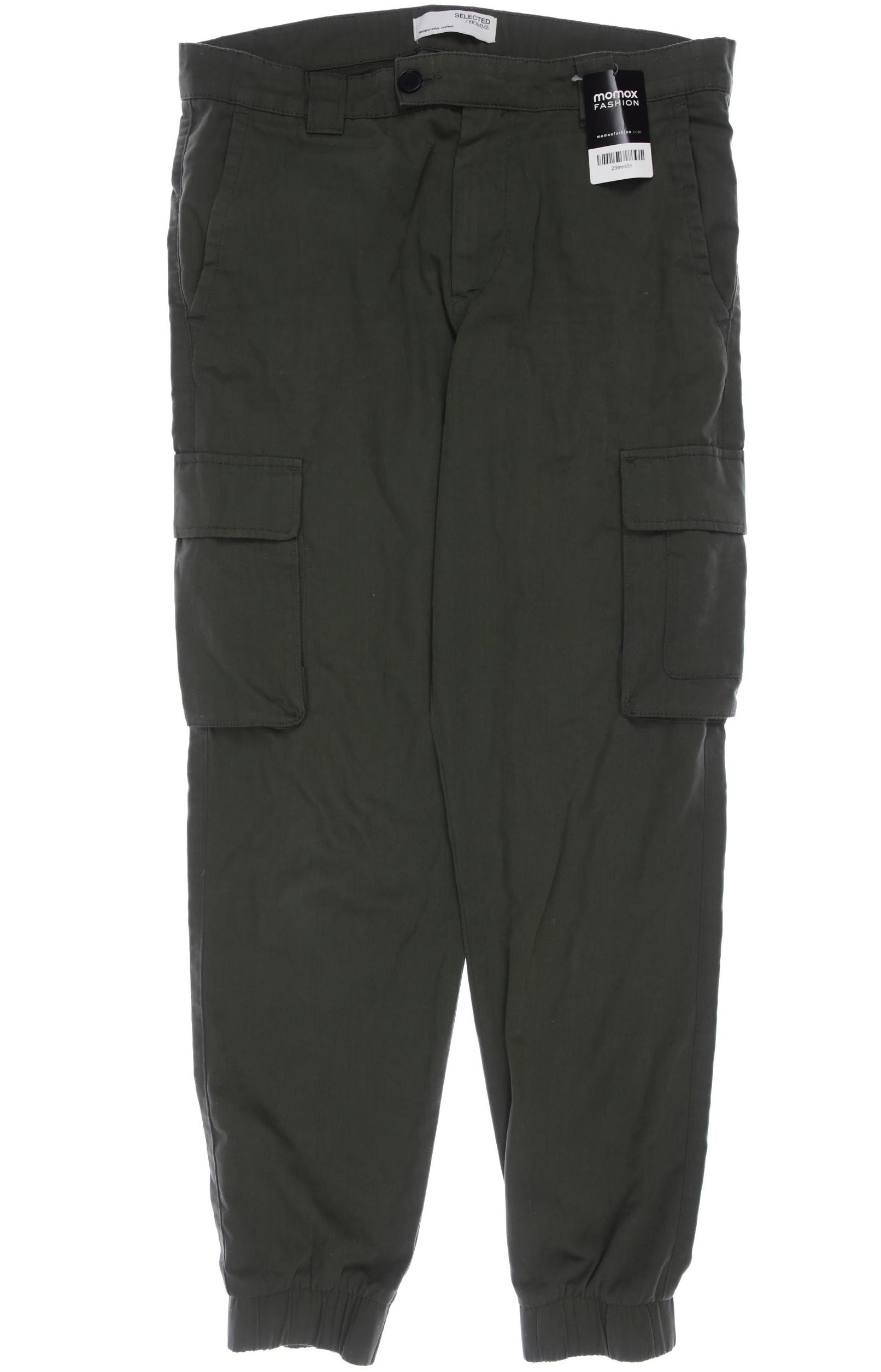 

Selected Herren Stoffhose, grün, Gr. 34
