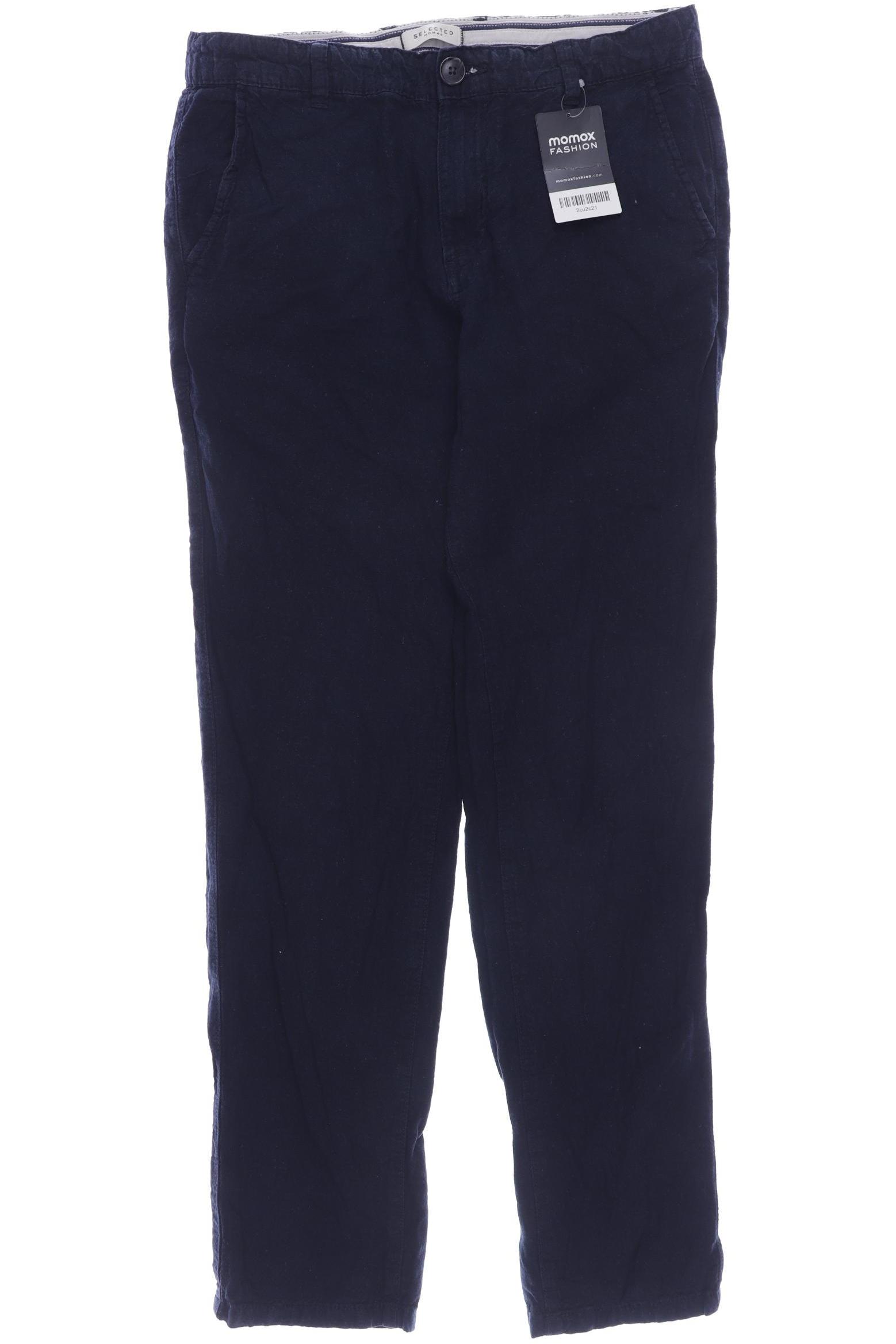 

SELECTED Herren Stoffhose, marineblau
