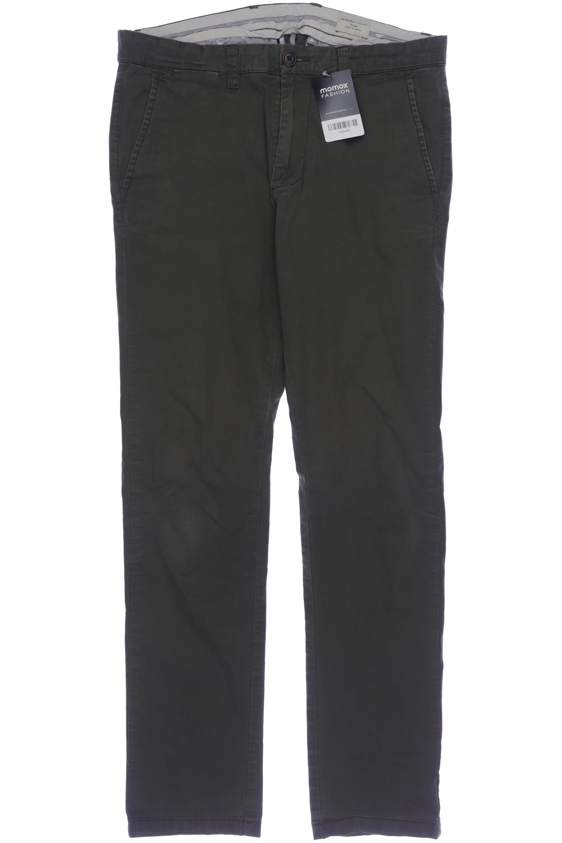 

Selected Herren Stoffhose, grün, Gr. 32