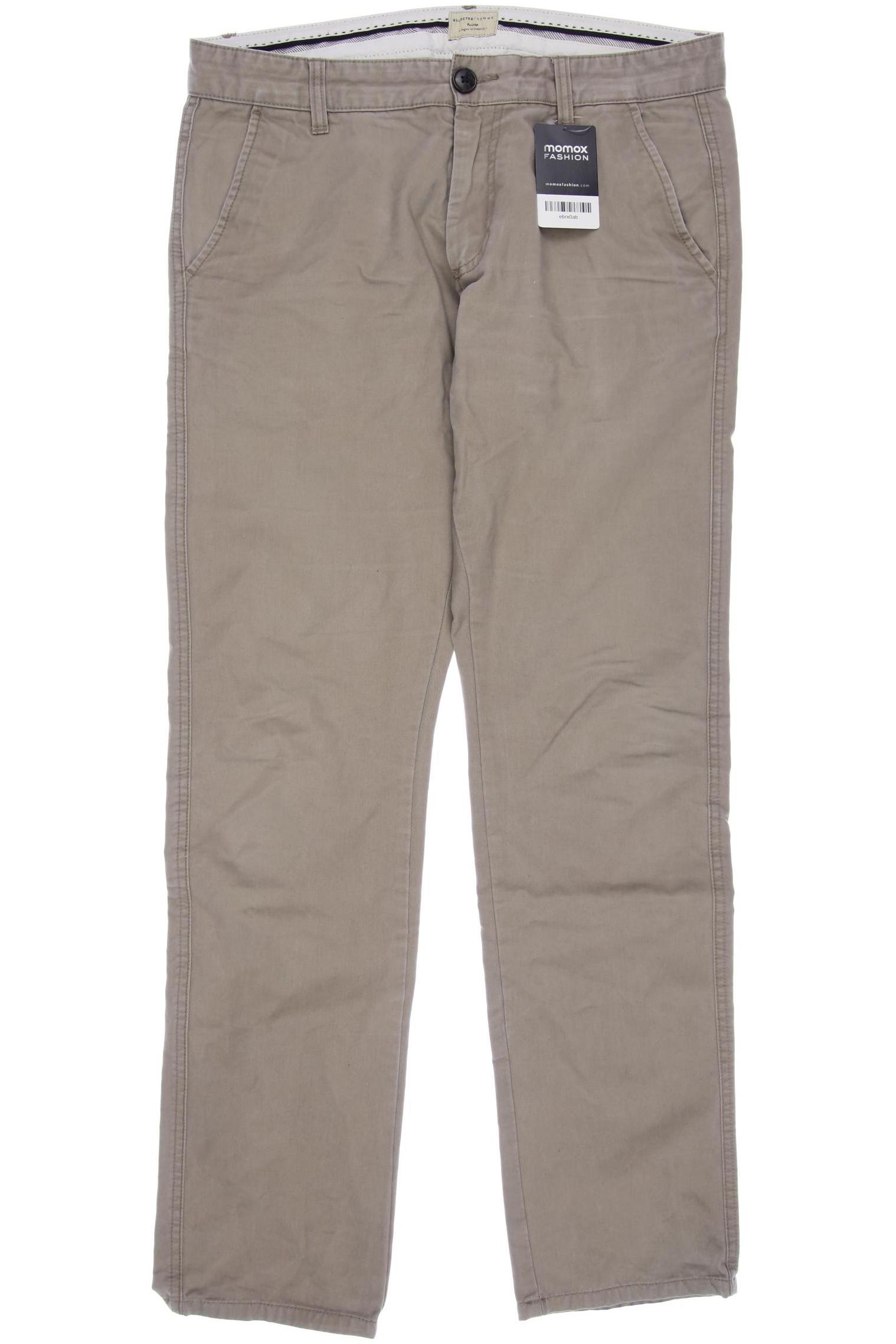 

SELECTED Herren Stoffhose, beige