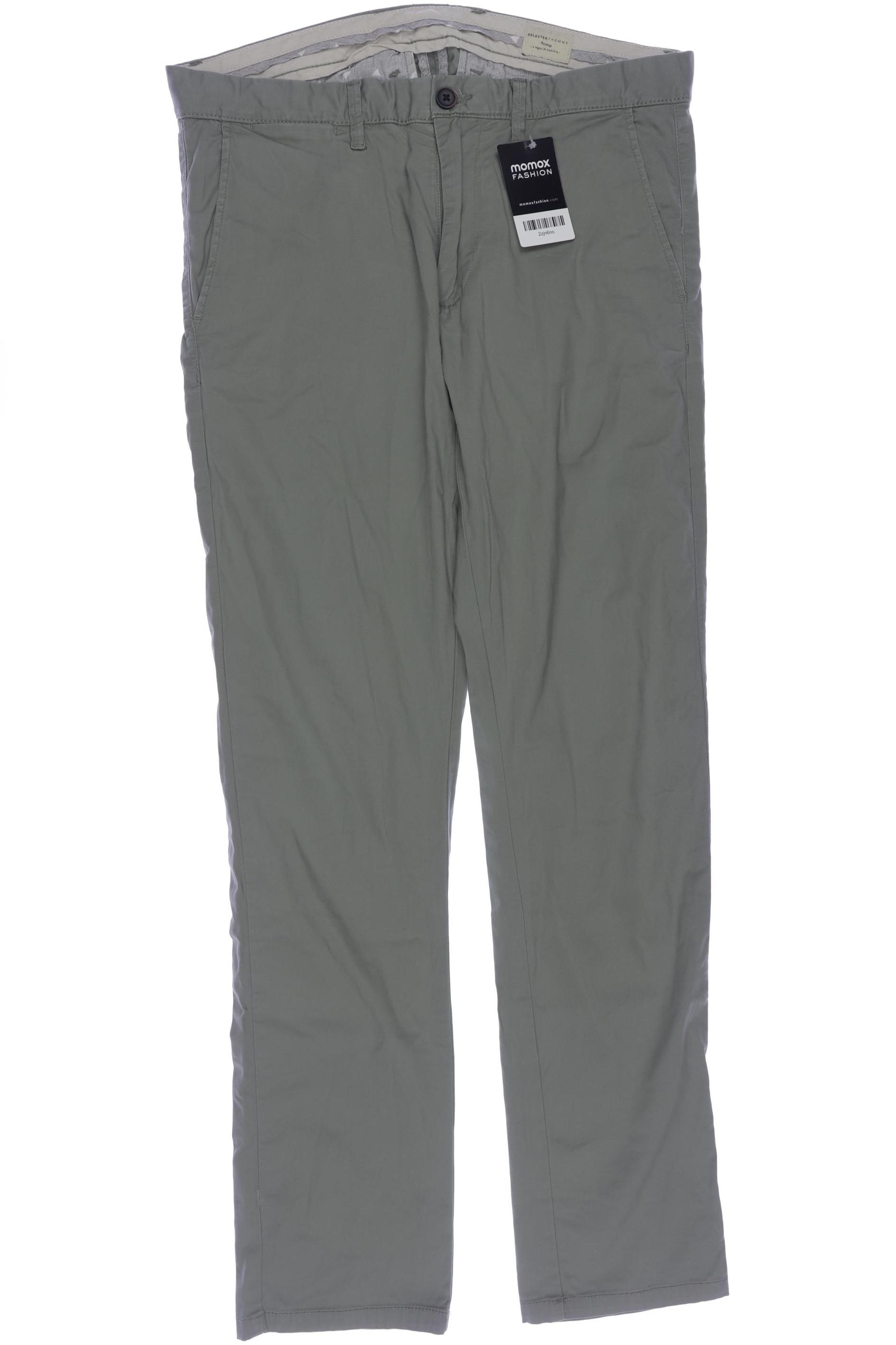

Selected Herren Stoffhose, grün, Gr. 34