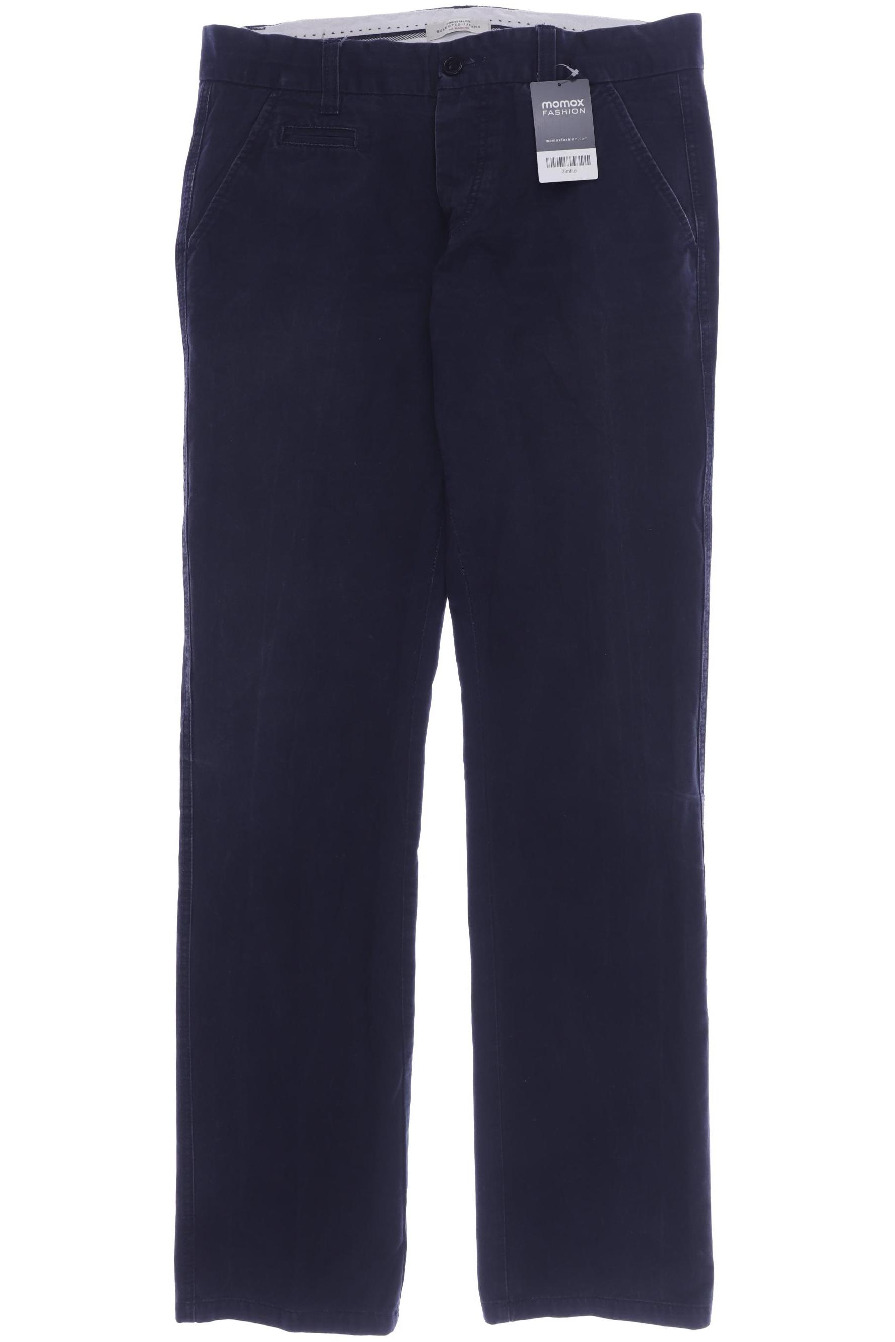 

SELECTED Herren Stoffhose, marineblau