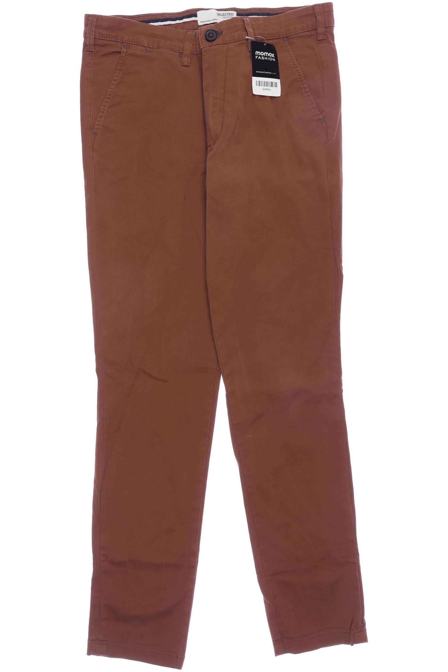 

Selected Herren Stoffhose, braun, Gr. 32
