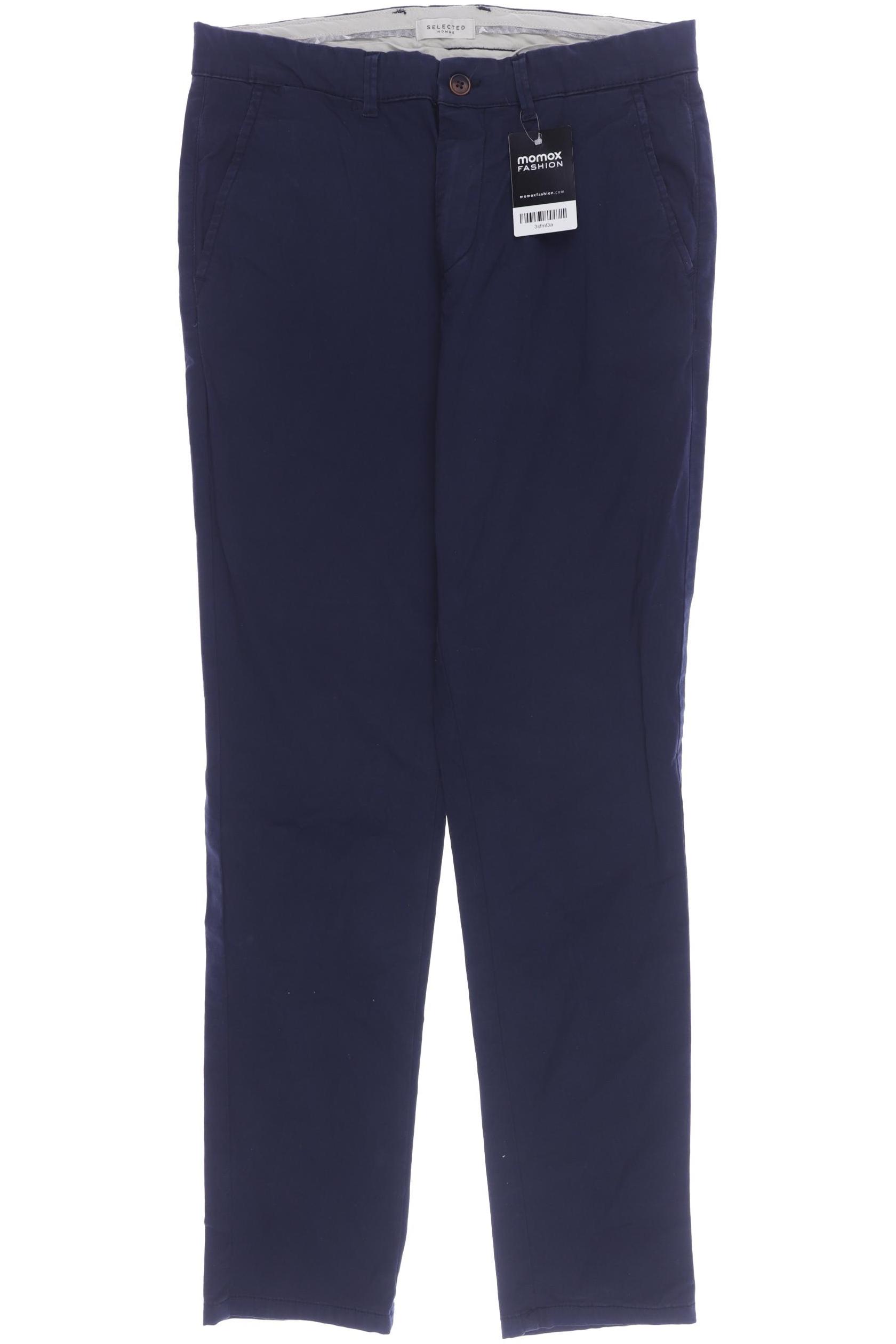 

SELECTED Herren Stoffhose, marineblau