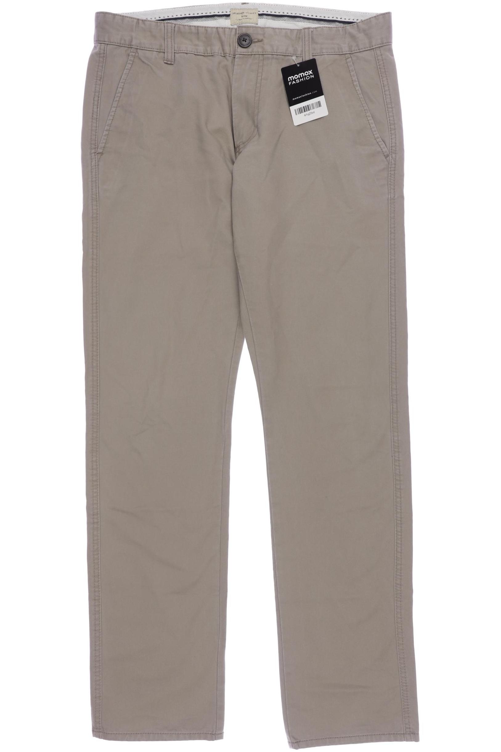 

Selected Herren Stoffhose, beige, Gr. 32