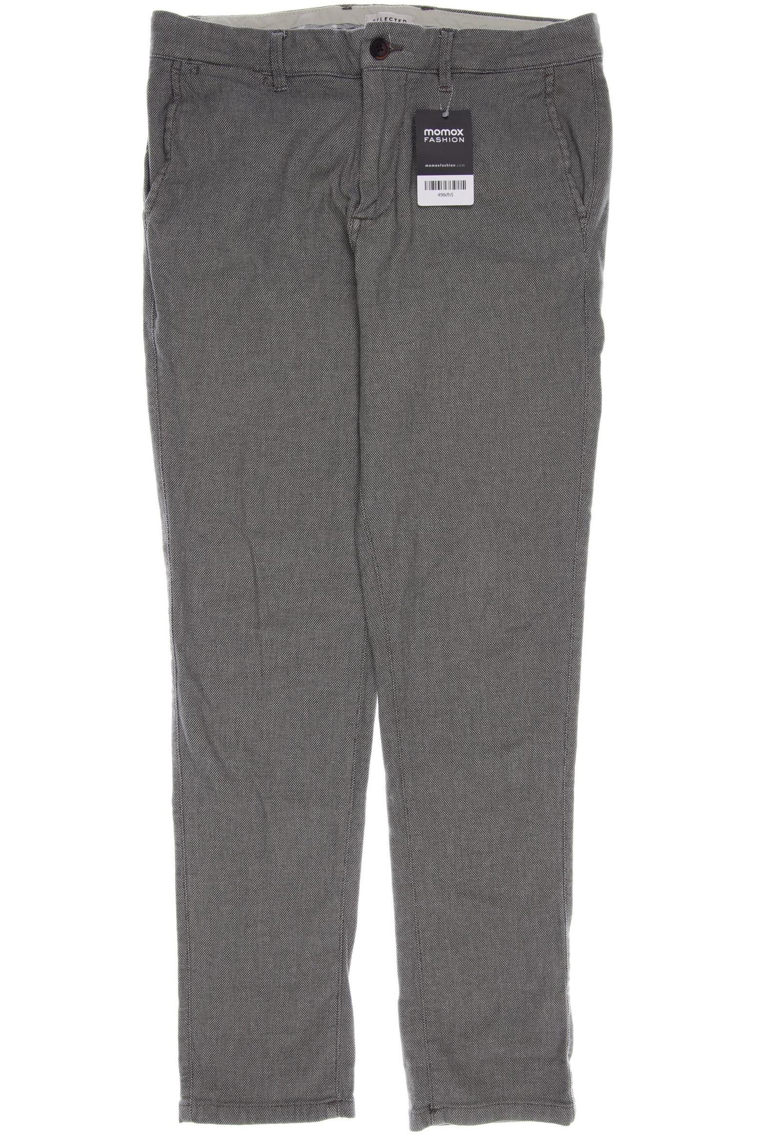 

SELECTED Herren Stoffhose, grau