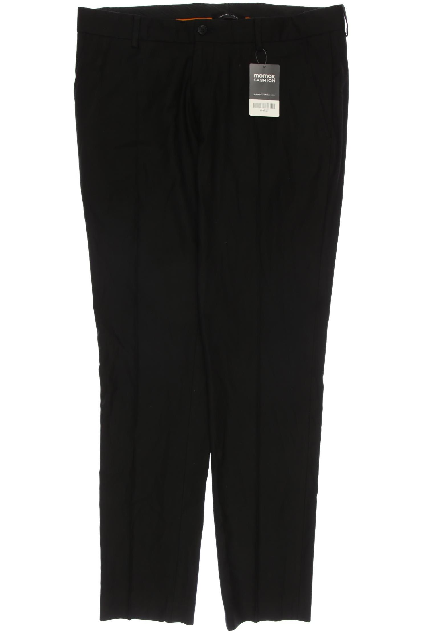 

Selected Herren Stoffhose, schwarz, Gr. 94