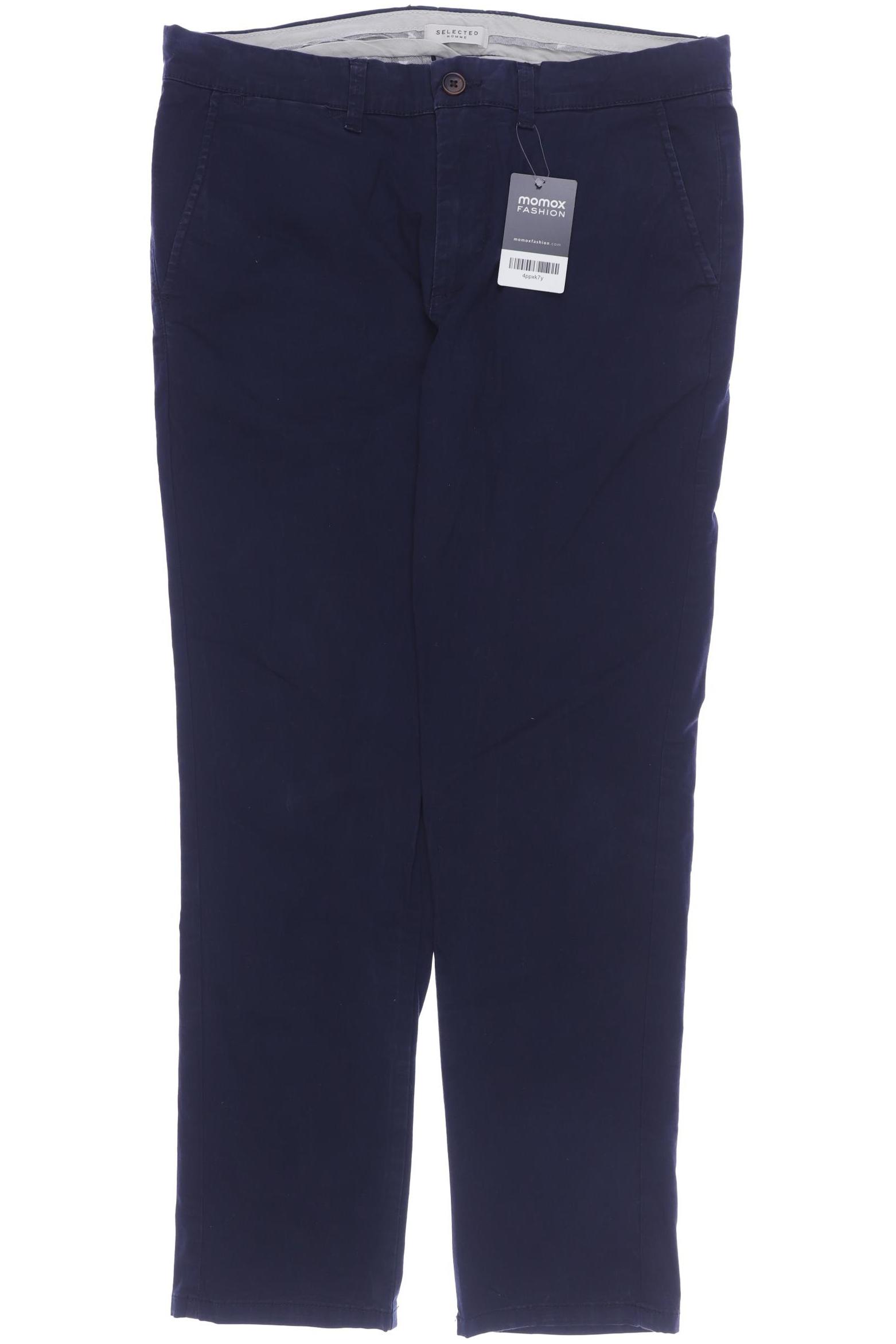 

SELECTED Herren Stoffhose, marineblau