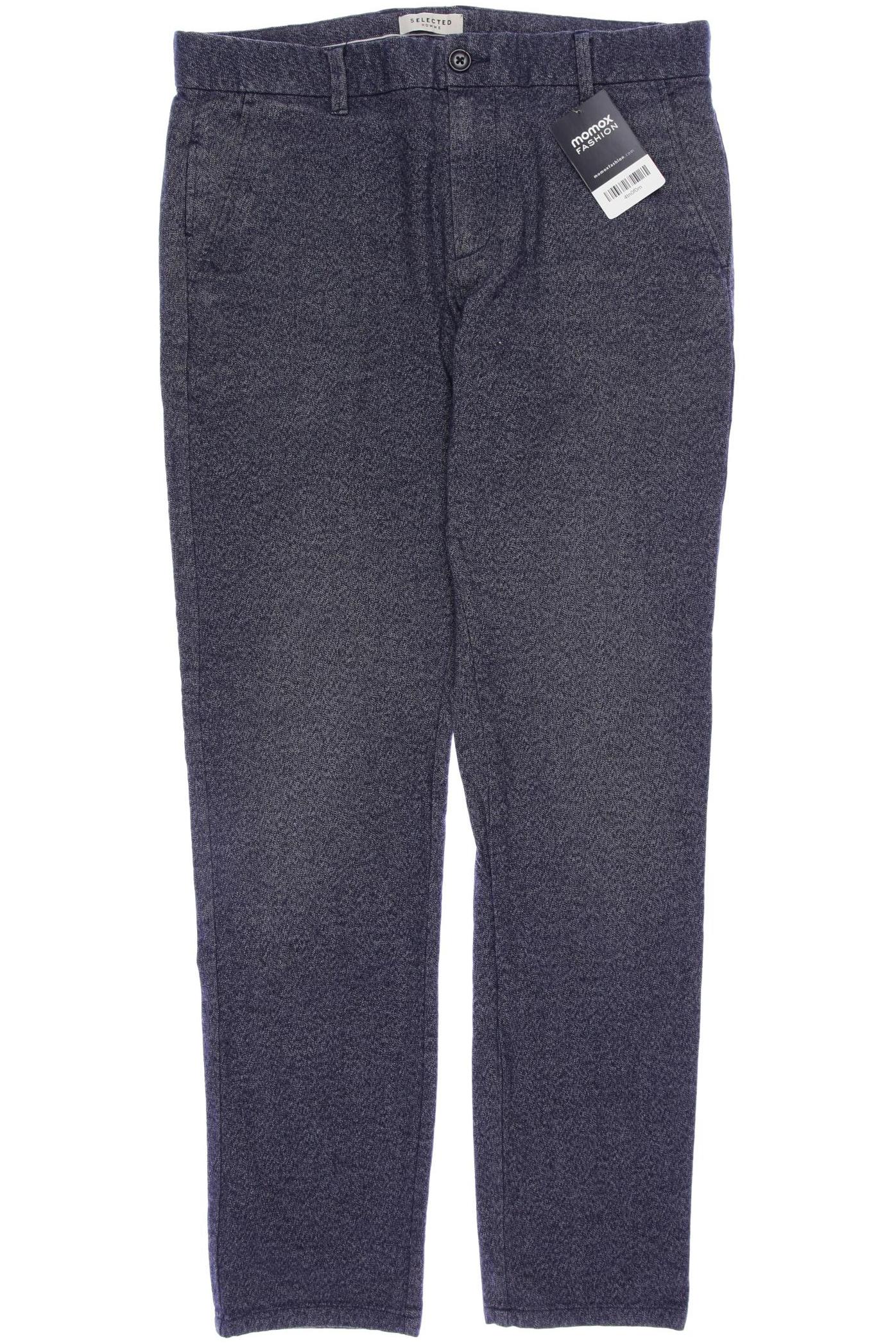 

SELECTED Herren Stoffhose, marineblau