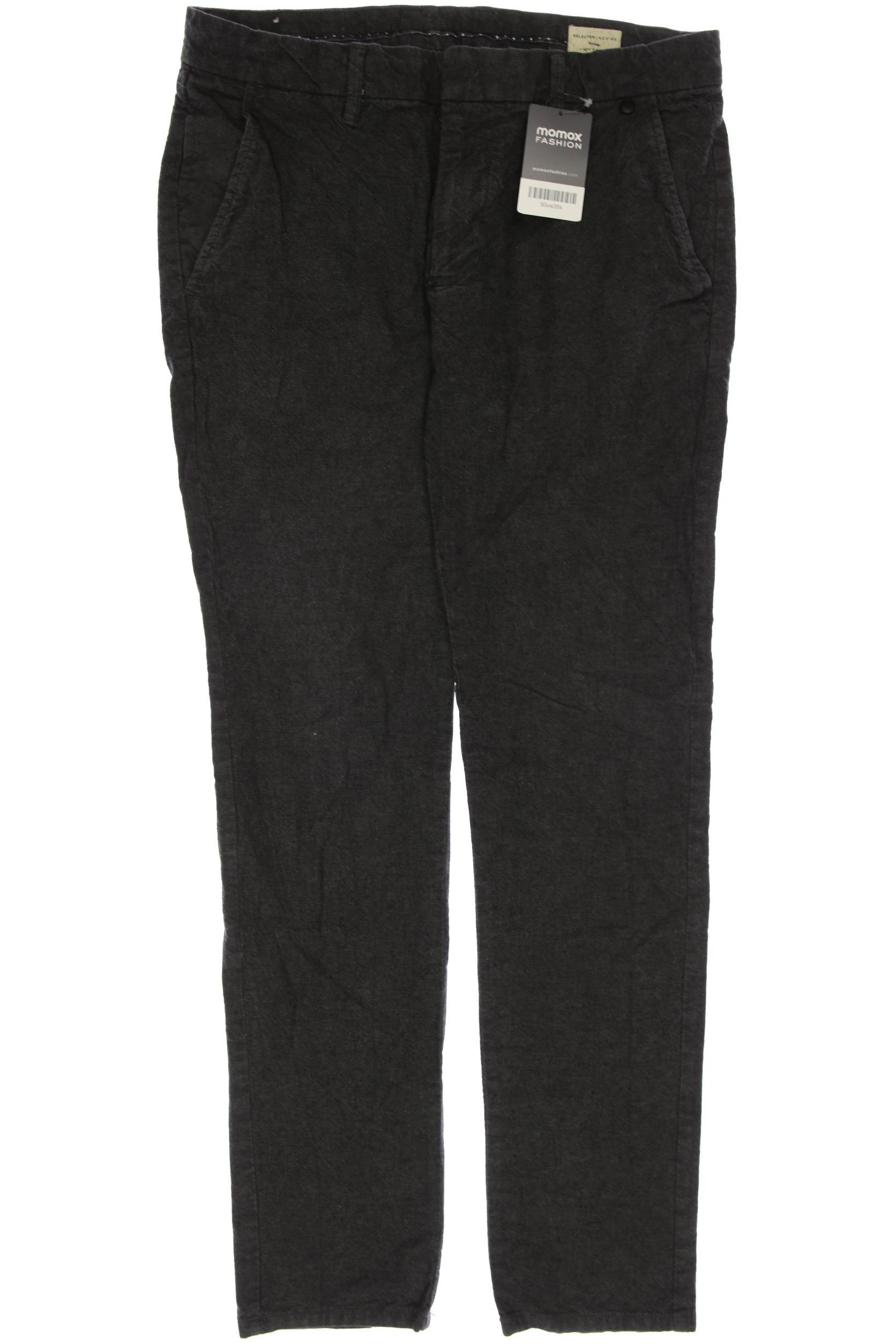 

SELECTED Herren Stoffhose, grau