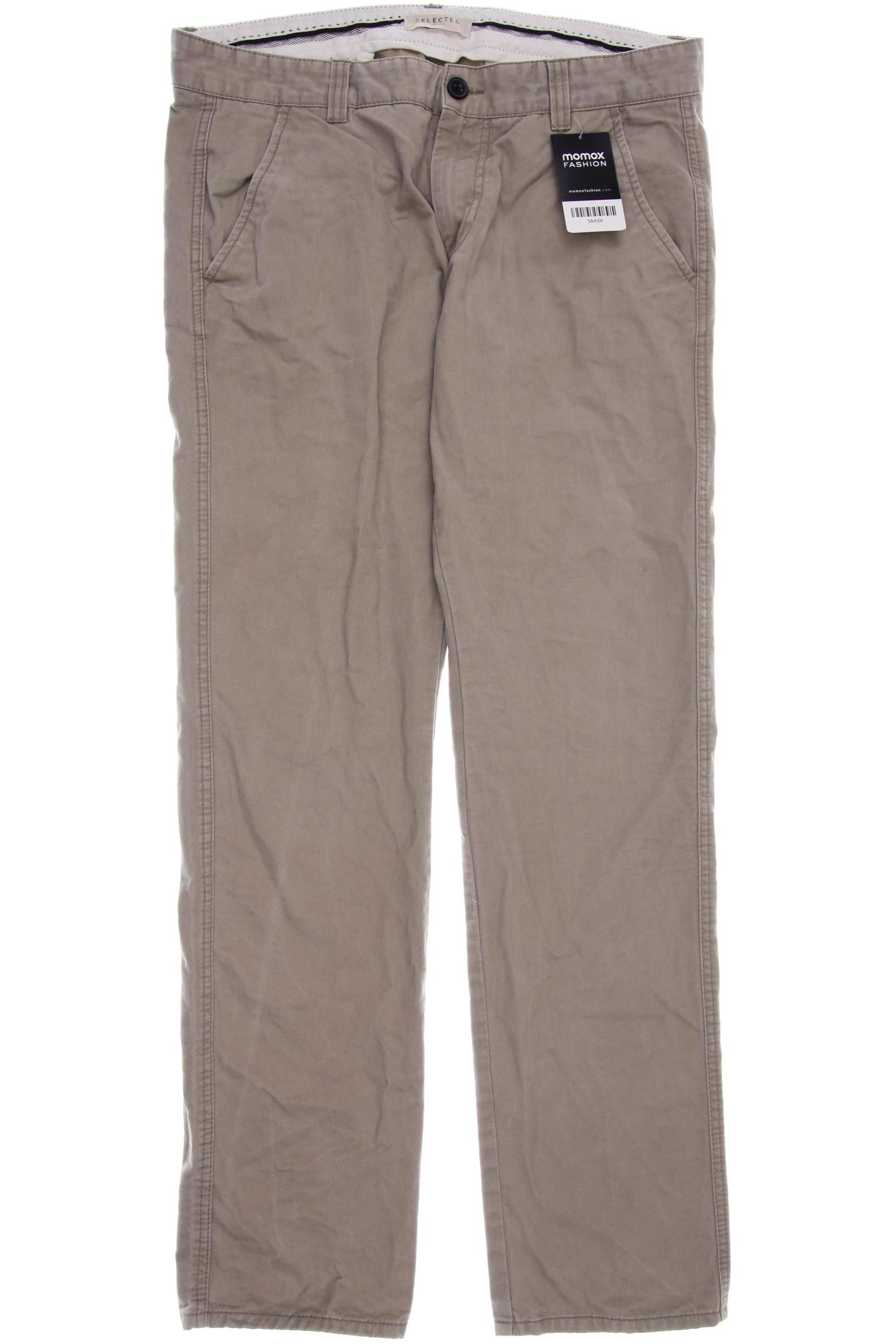 

SELECTED Herren Stoffhose, beige