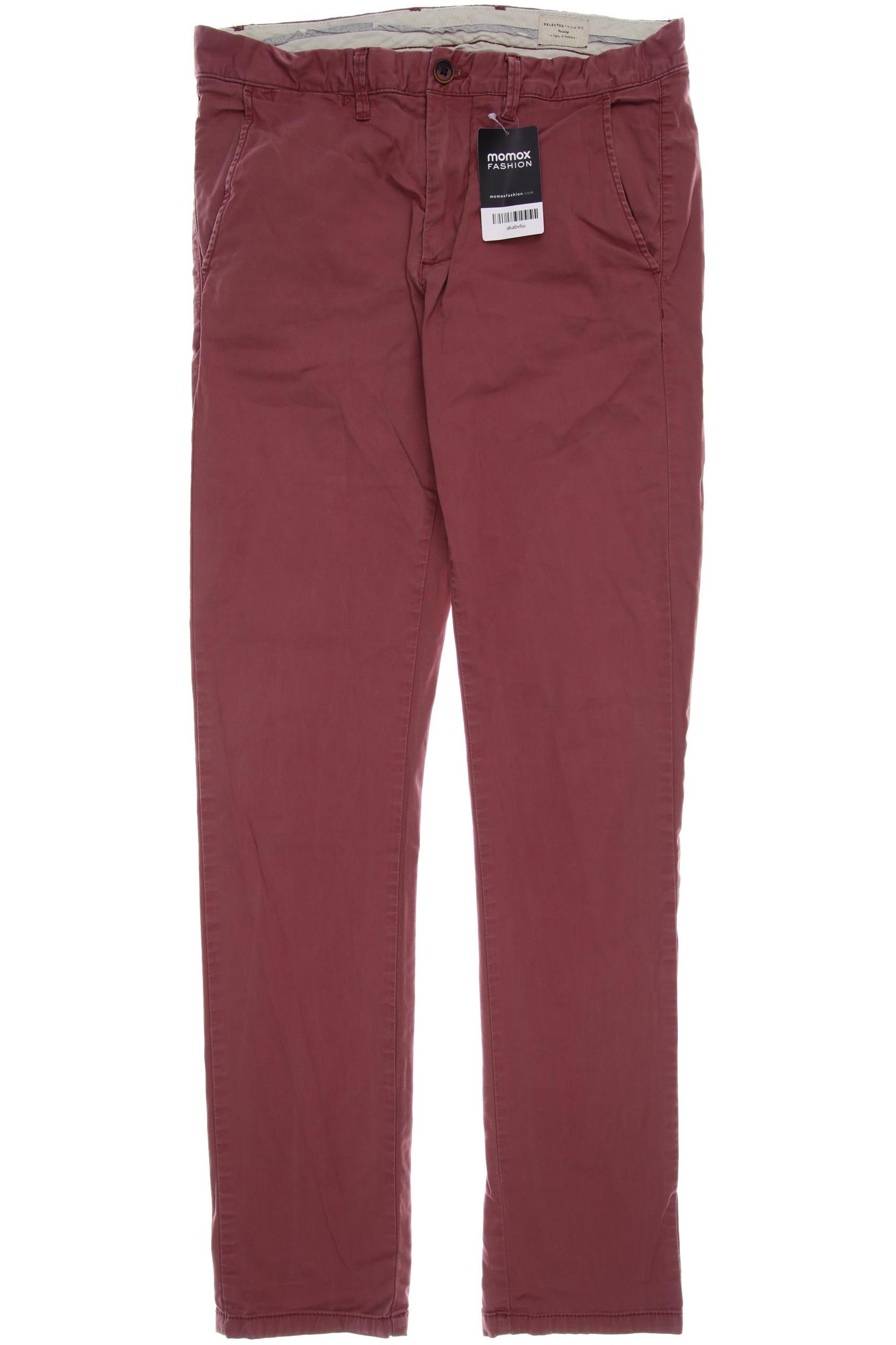 

SELECTED Herren Stoffhose, pink