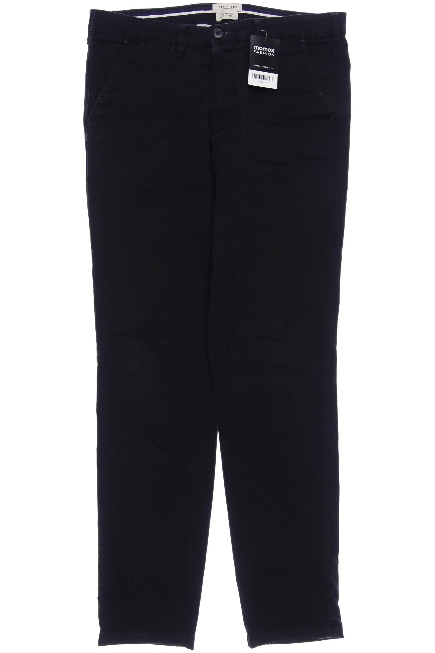 

SELECTED Herren Stoffhose, schwarz