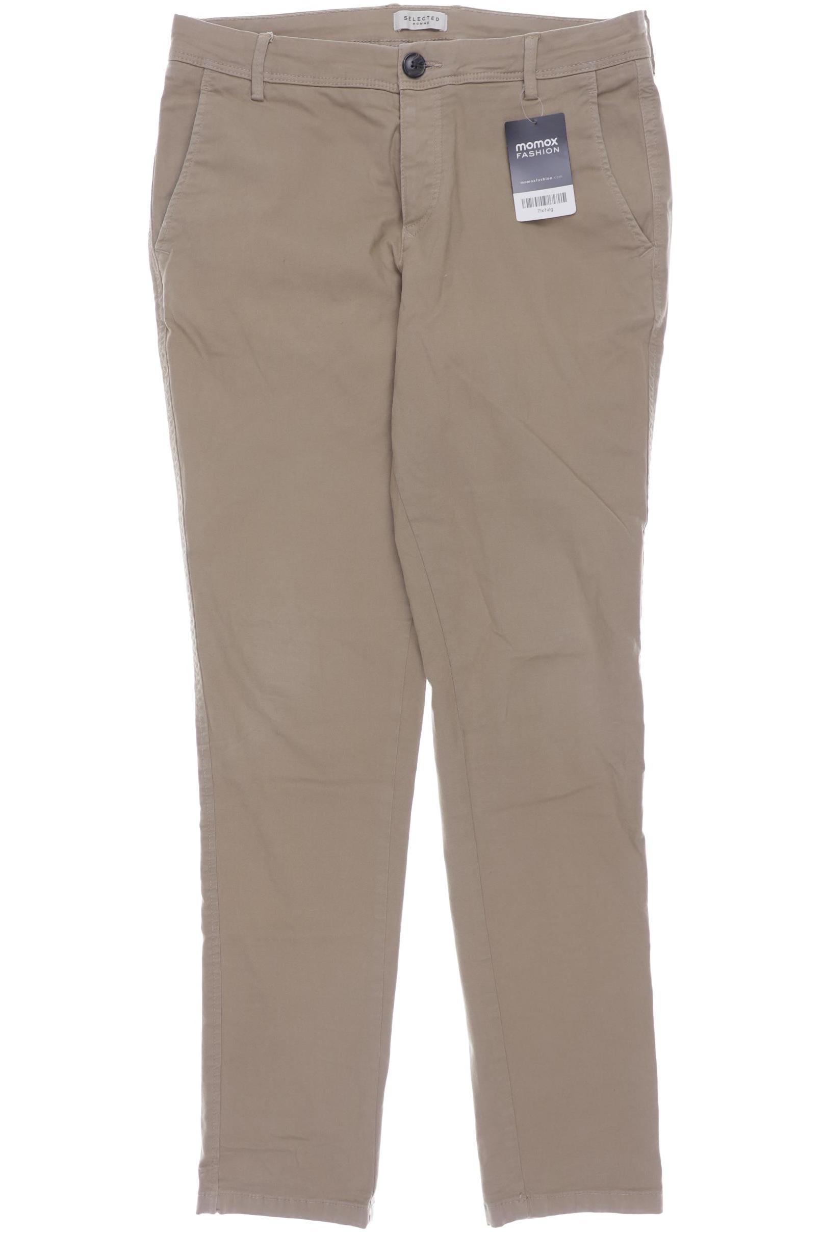 

SELECTED Herren Stoffhose, beige