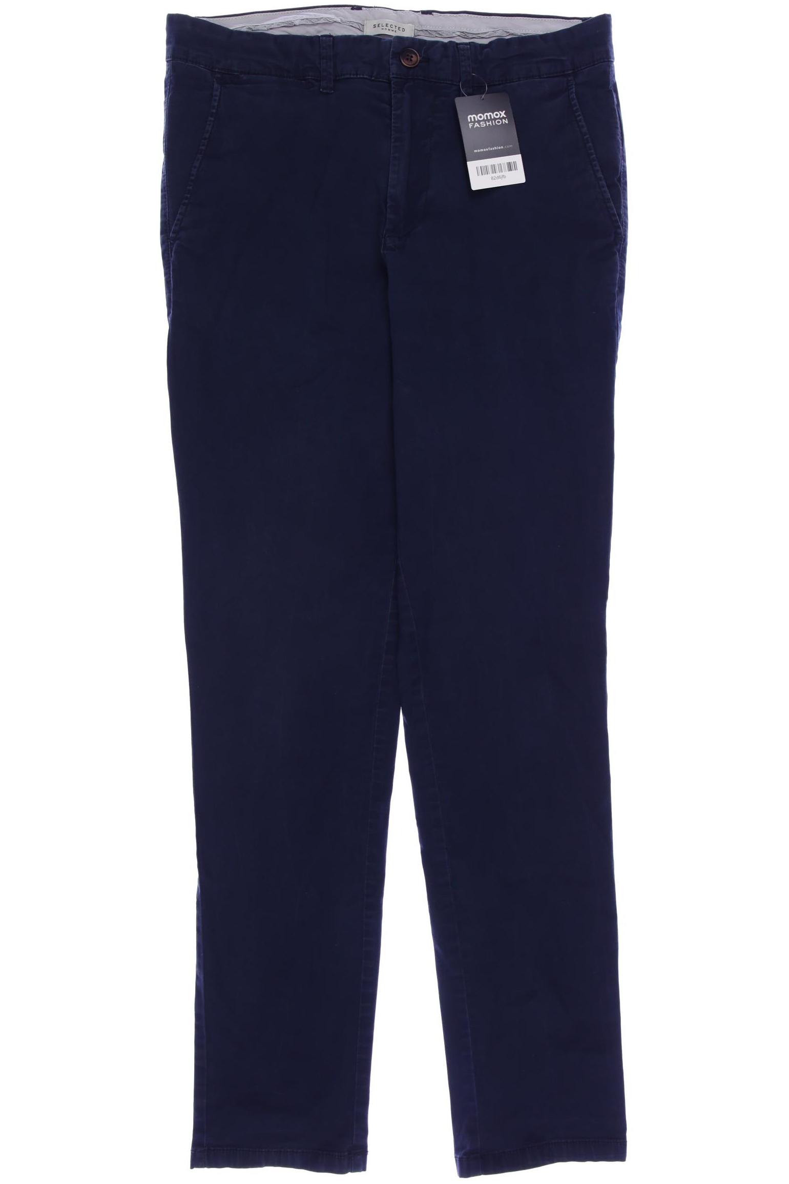 

SELECTED Herren Stoffhose, marineblau