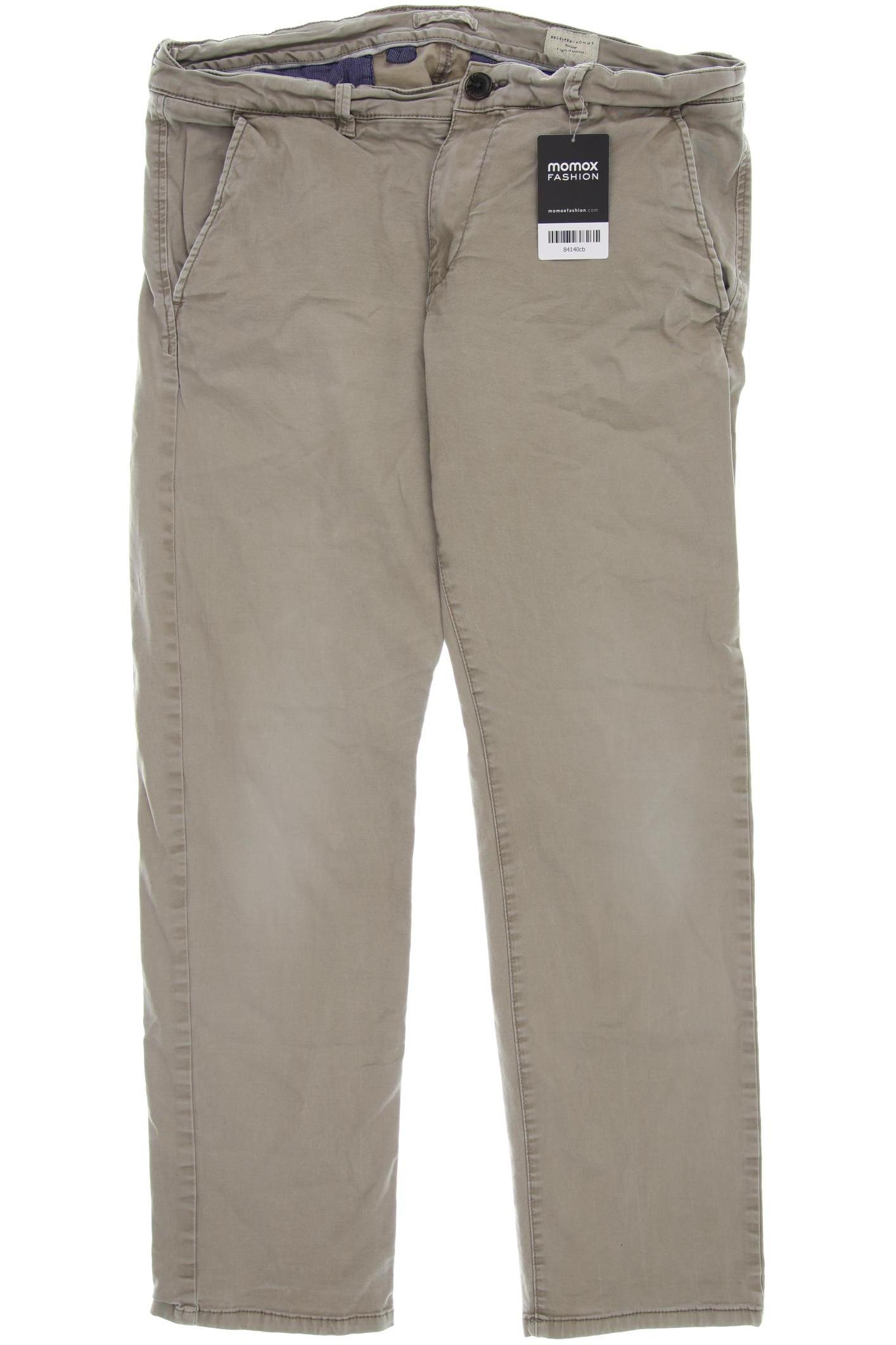 

SELECTED Herren Stoffhose, grau