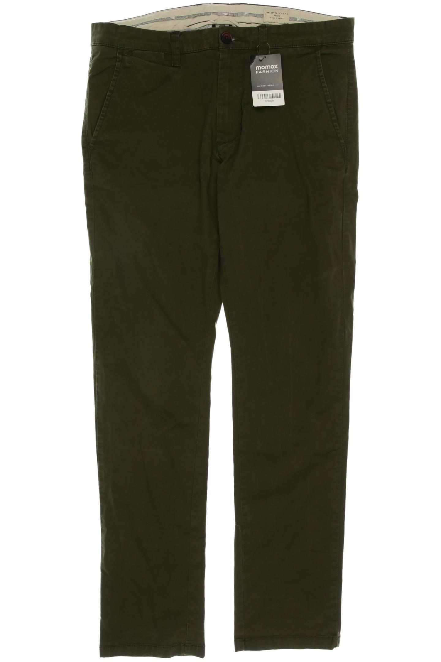 

SELECTED Herren Stoffhose, grün