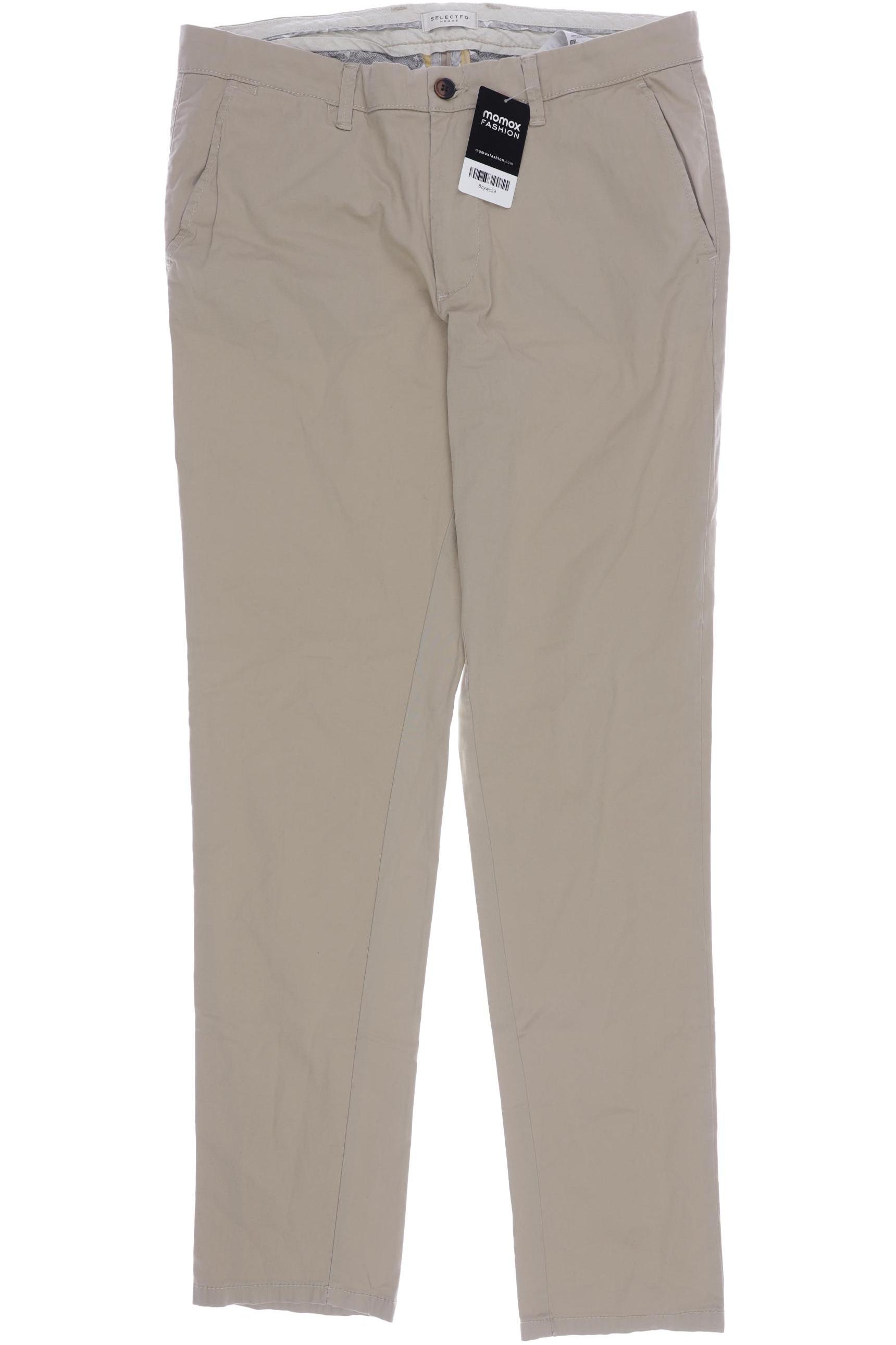 

SELECTED Herren Stoffhose, beige