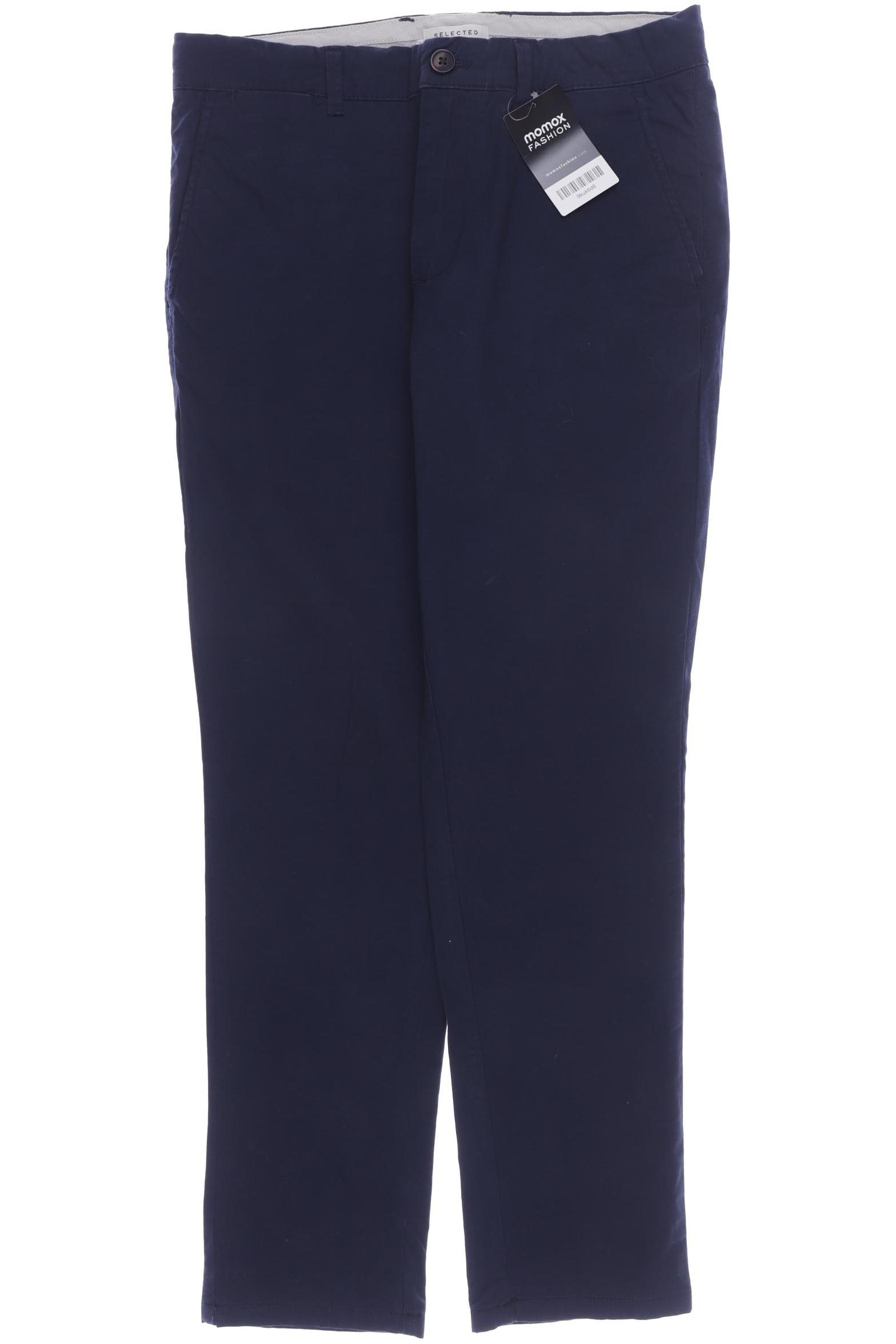 

SELECTED Herren Stoffhose, marineblau