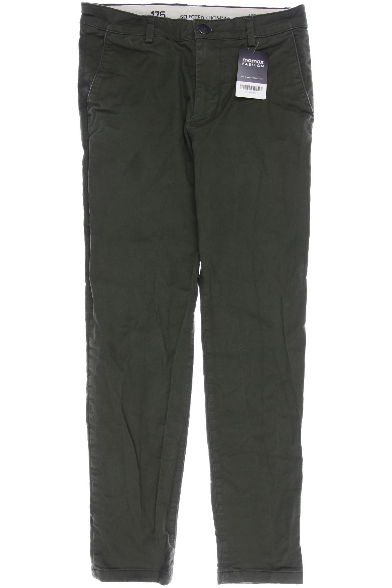 

SELECTED Herren Stoffhose, grün