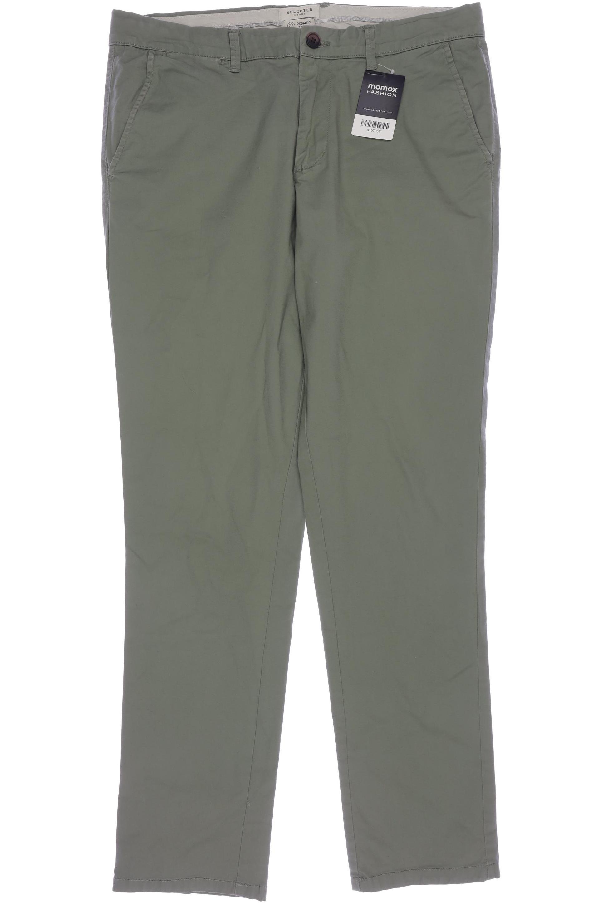 

Selected Herren Stoffhose, grün, Gr. 34