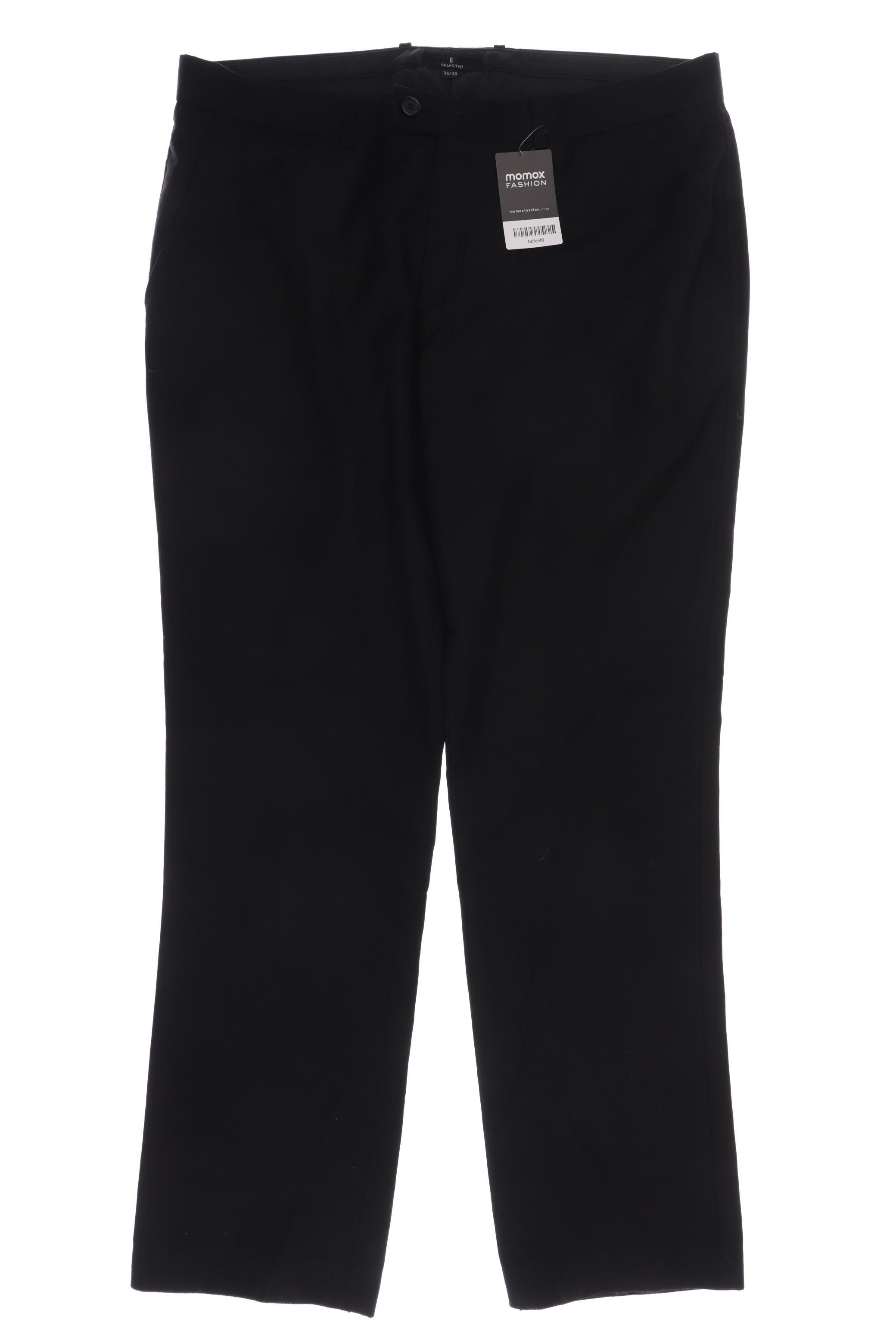 

Selected Herren Stoffhose, schwarz, Gr. 38