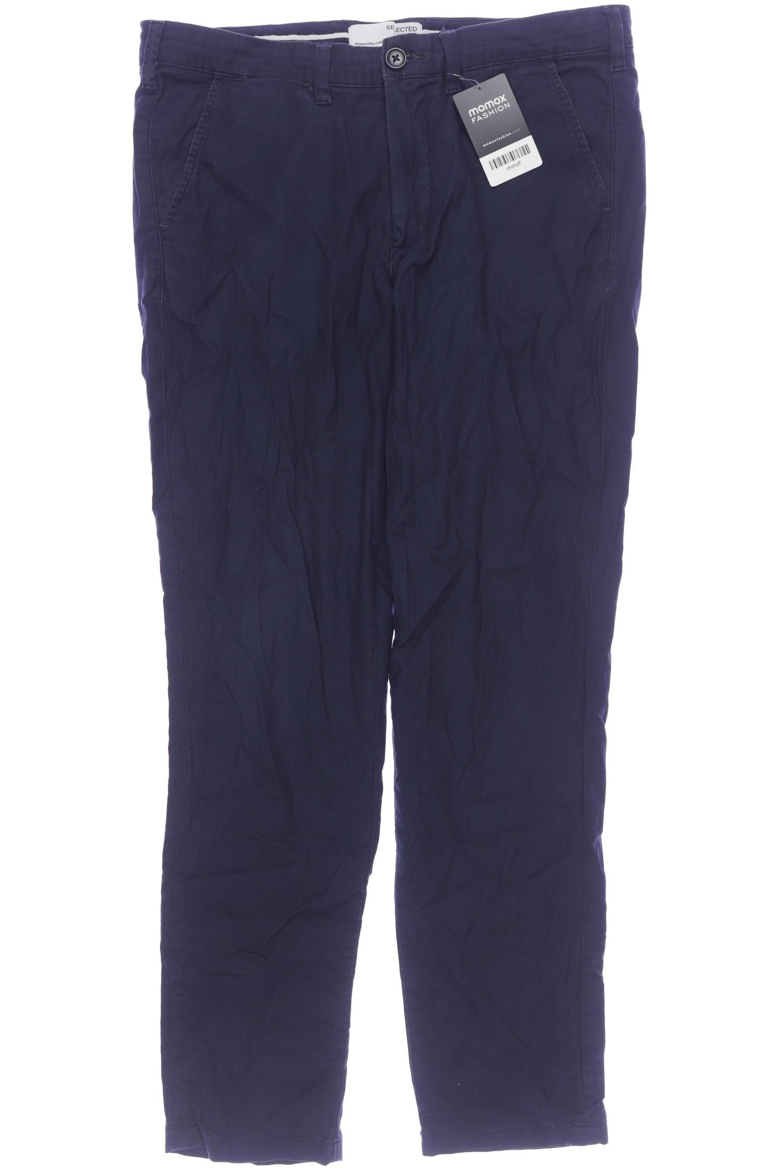 Thumbnail - Selected Herren Stoffhose, marineblau, Gr. 33