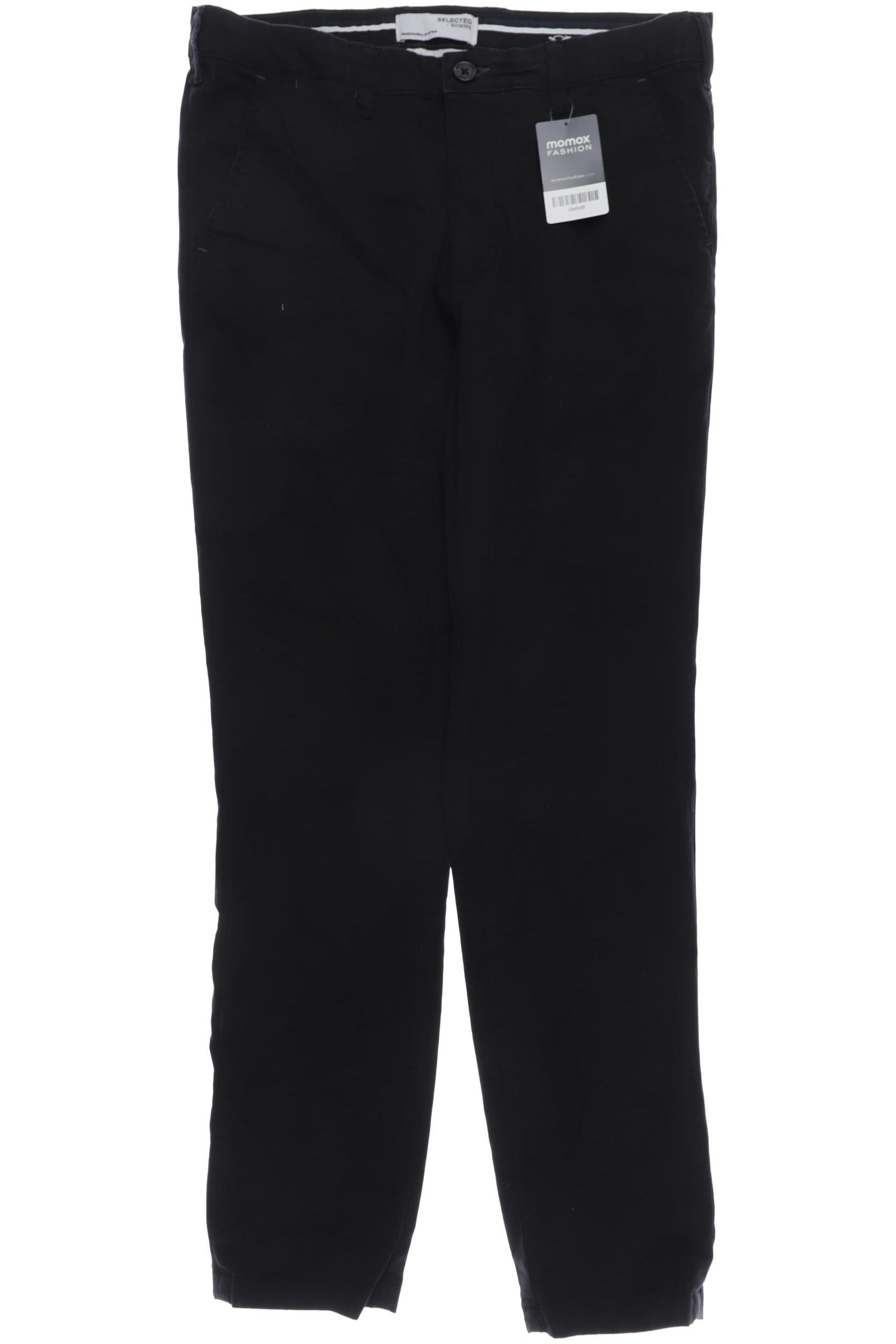 

Selected Herren Stoffhose, schwarz, Gr. 34