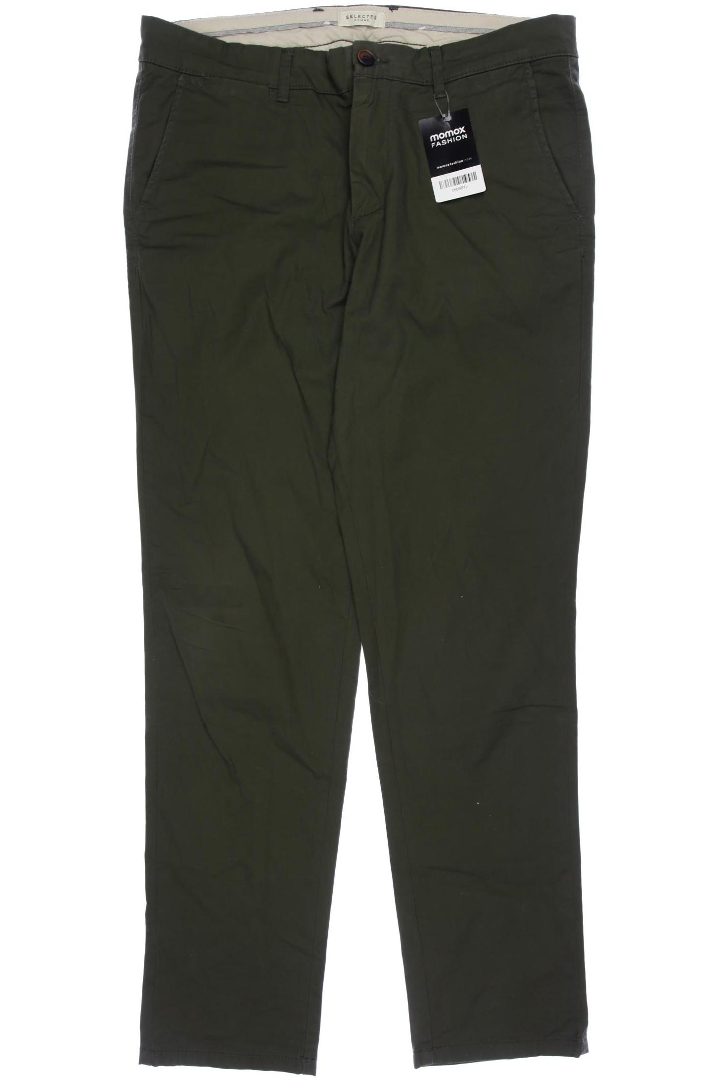 

Selected Herren Stoffhose, grün, Gr. 34
