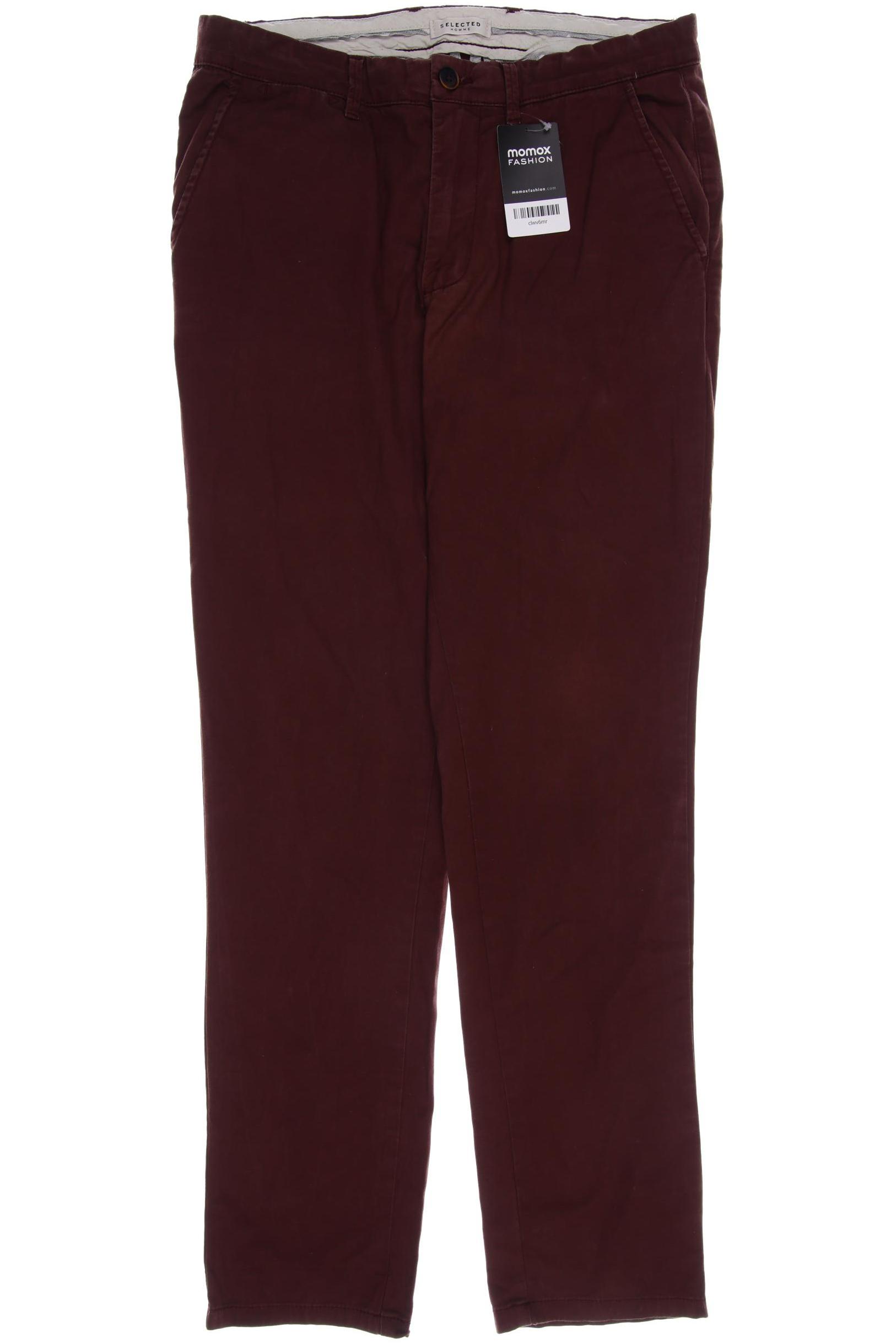 

SELECTED Herren Stoffhose, bordeaux