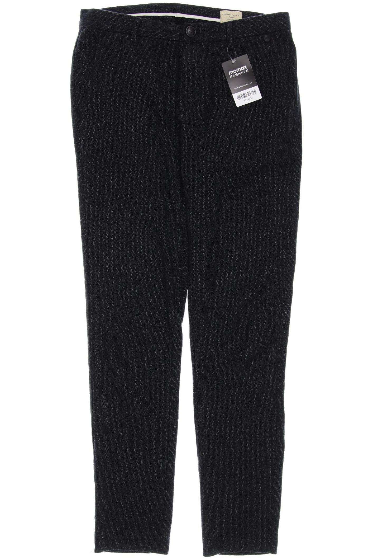 

SELECTED Herren Stoffhose, schwarz
