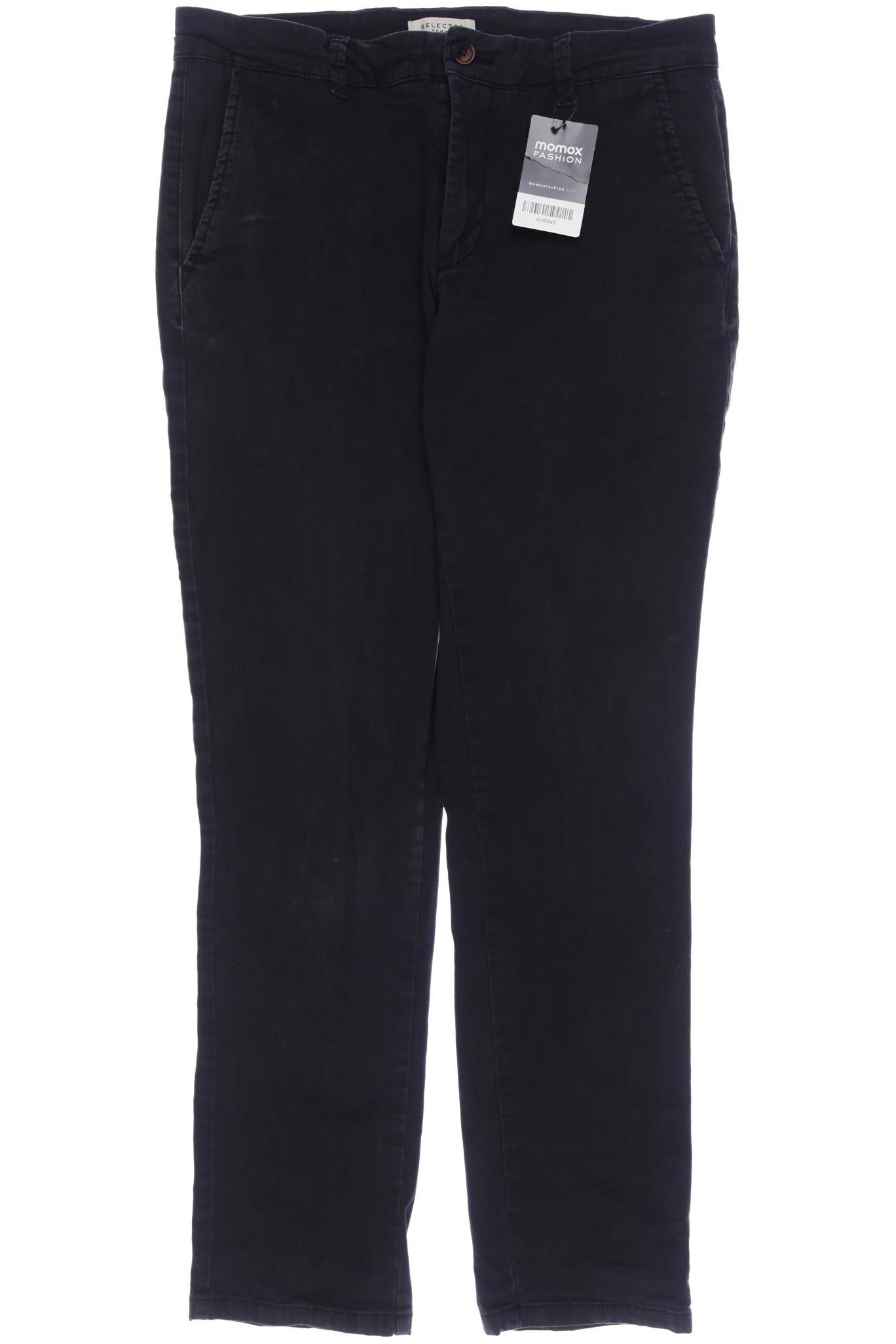 

Selected Herren Stoffhose, schwarz, Gr. 31