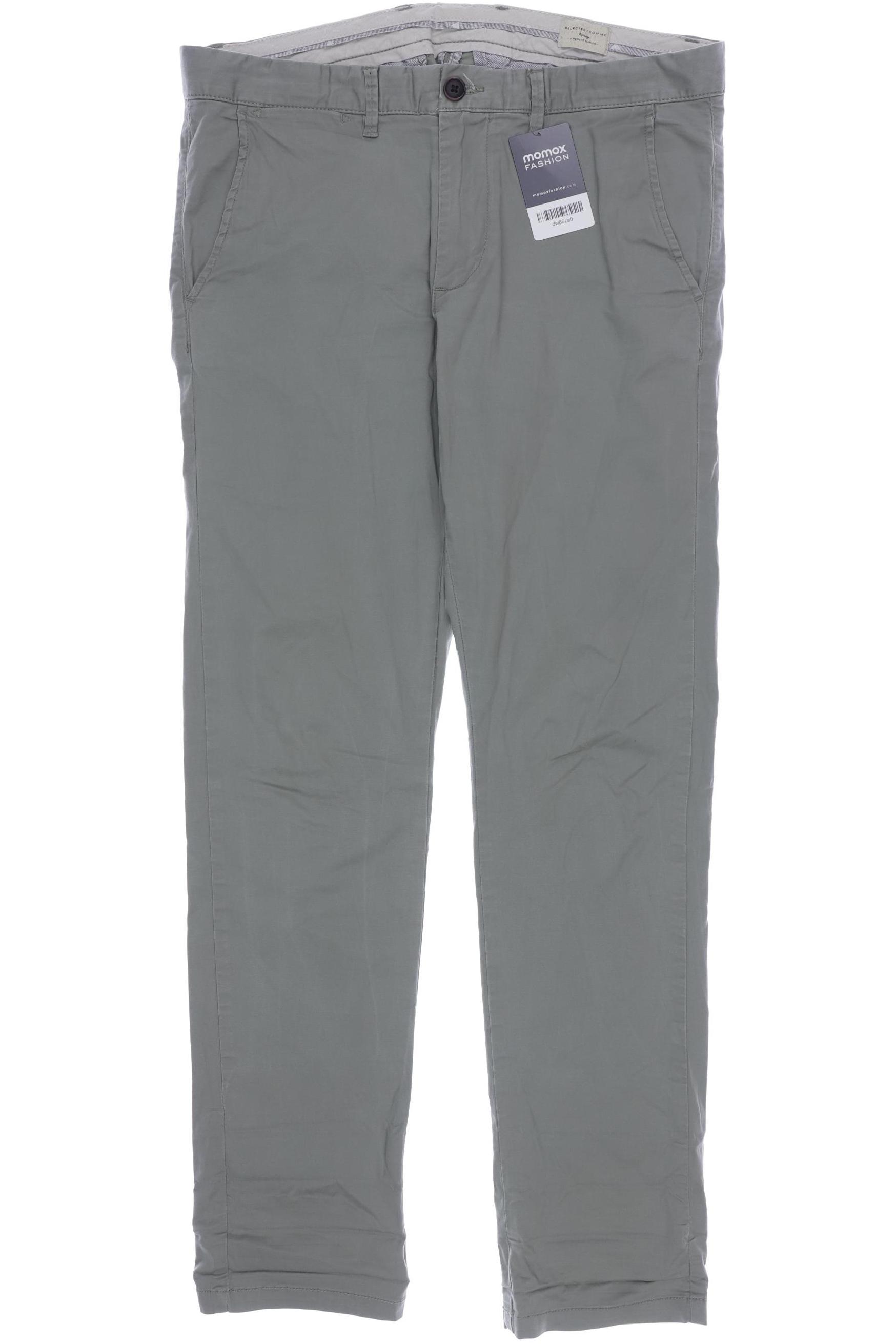 

SELECTED Herren Stoffhose, grün