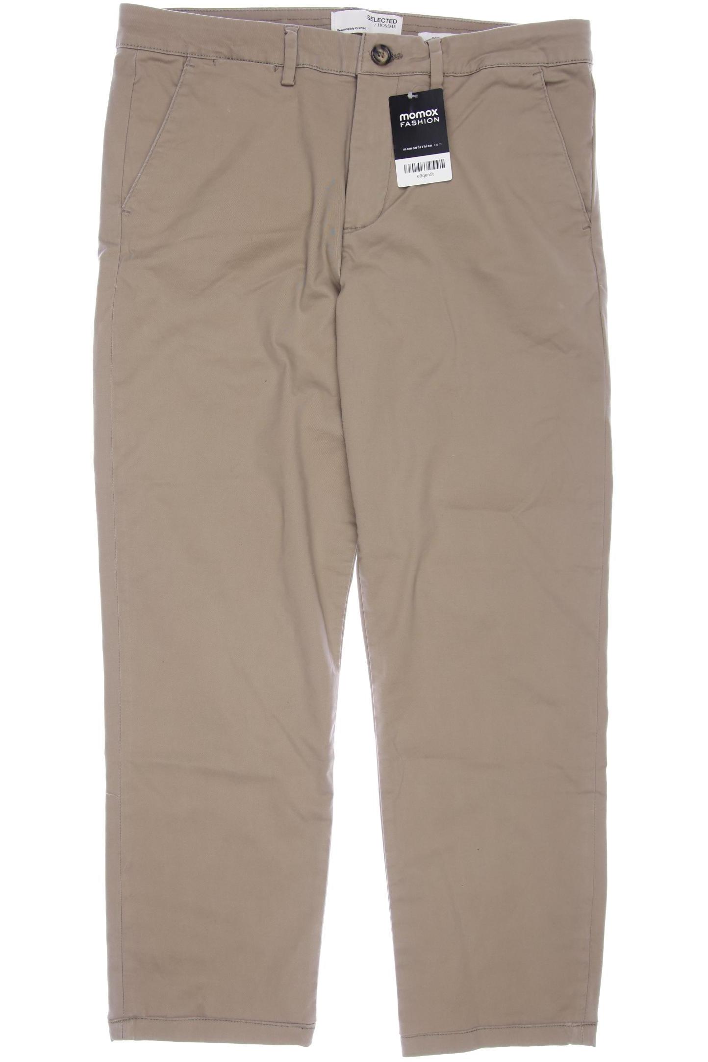 

SELECTED Herren Stoffhose, beige