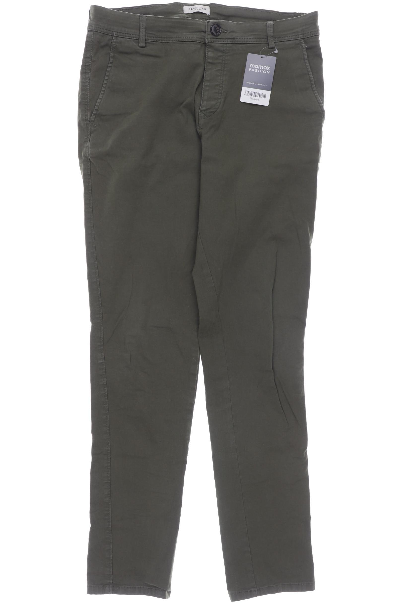 

Selected Herren Stoffhose, grün, Gr. 0