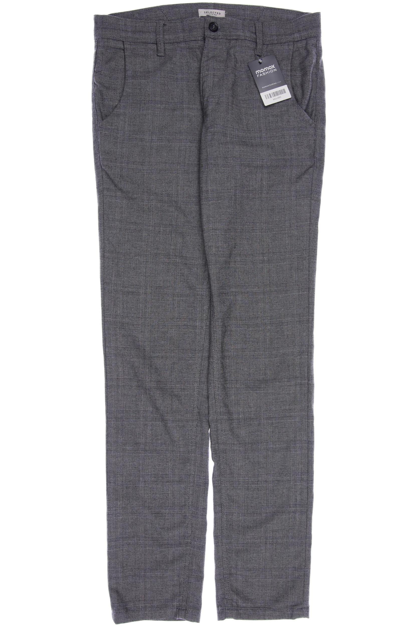 

SELECTED Herren Stoffhose, grau