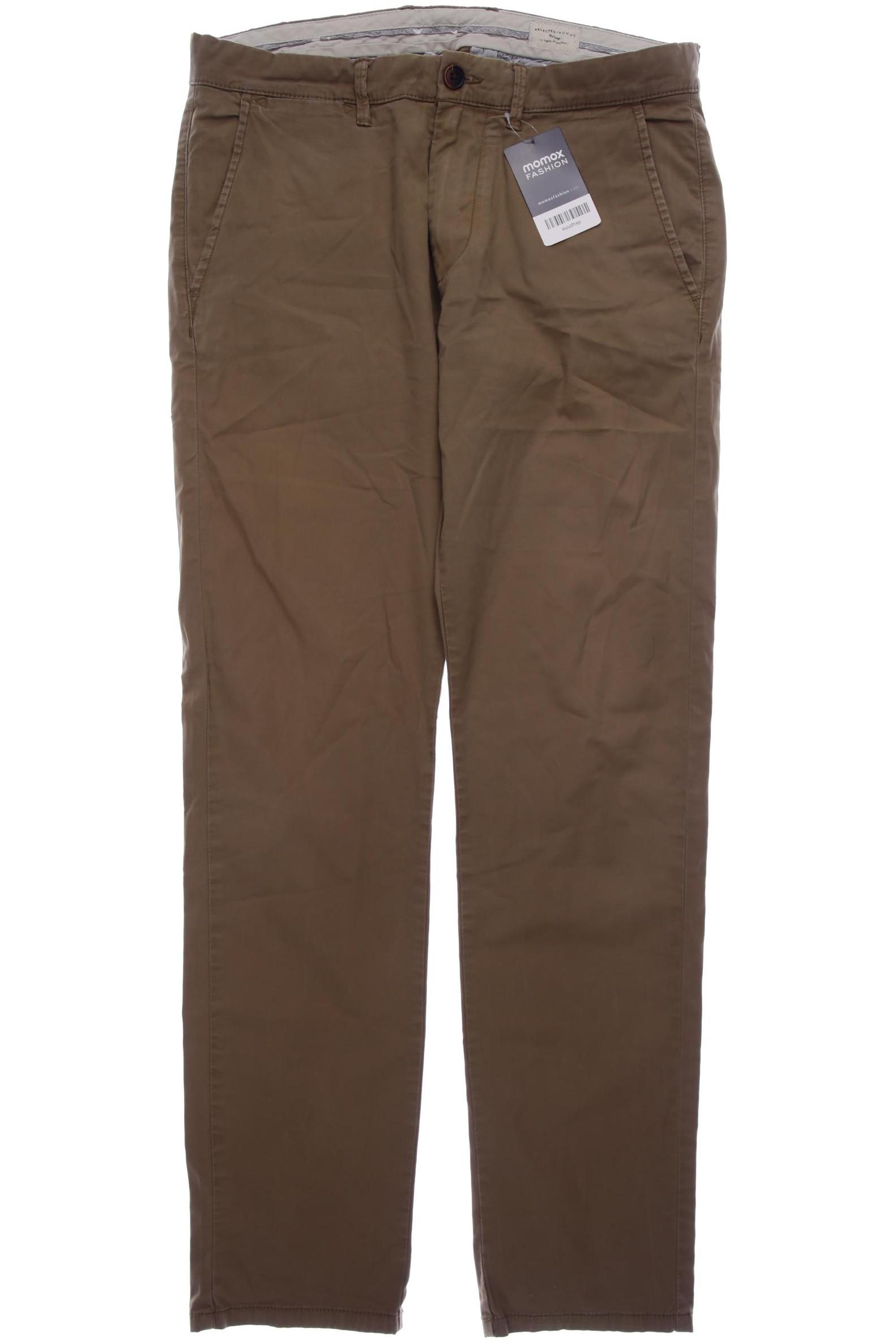 

SELECTED Herren Stoffhose, grün