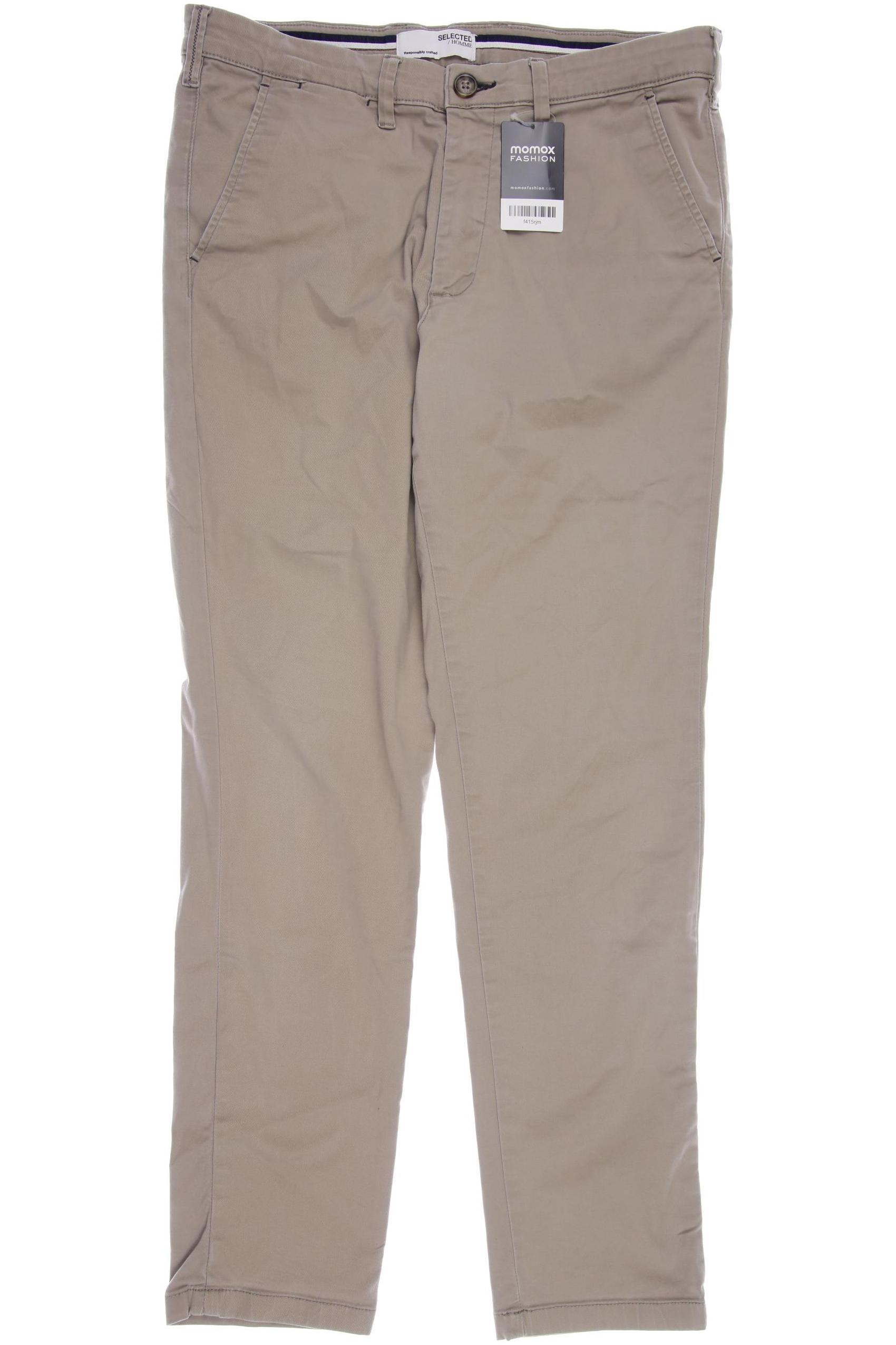 

SELECTED Herren Stoffhose, beige
