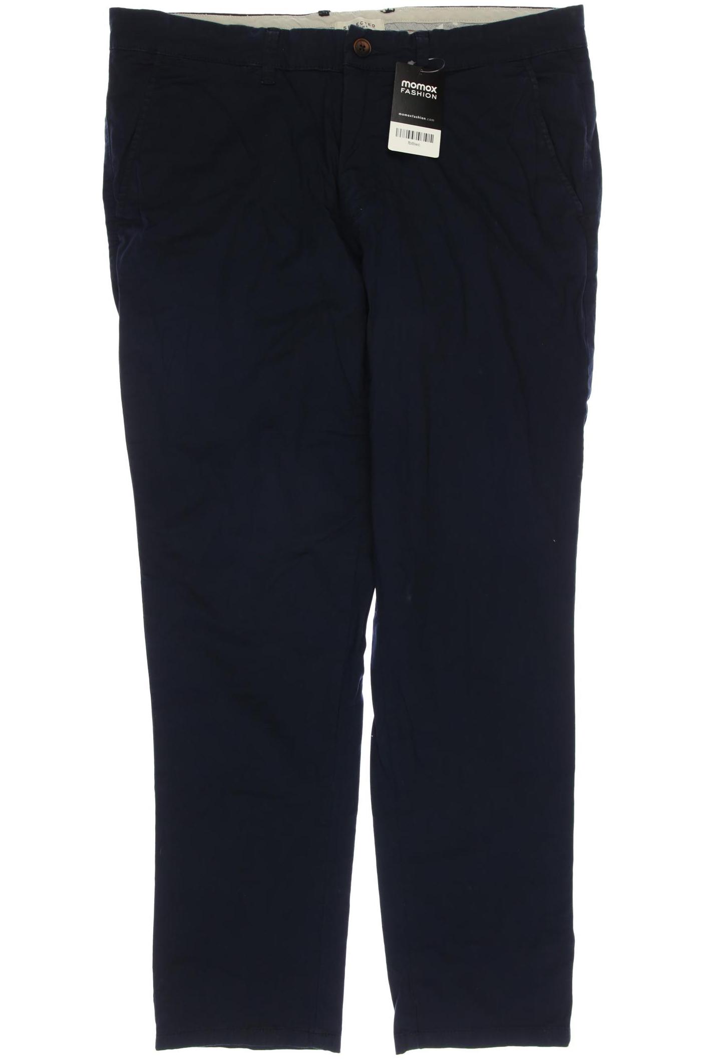 

SELECTED Herren Stoffhose, marineblau