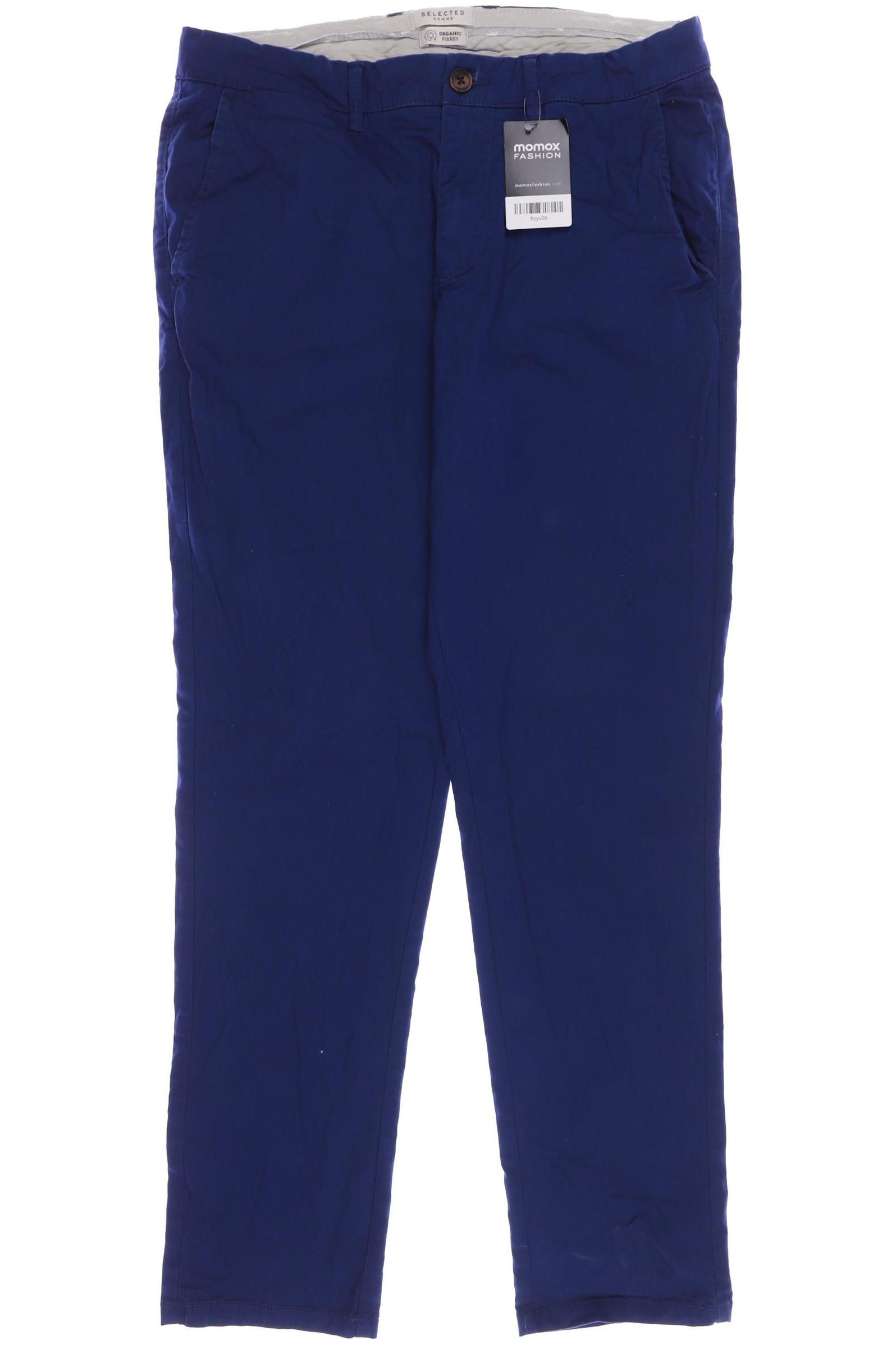 

SELECTED Herren Stoffhose, blau