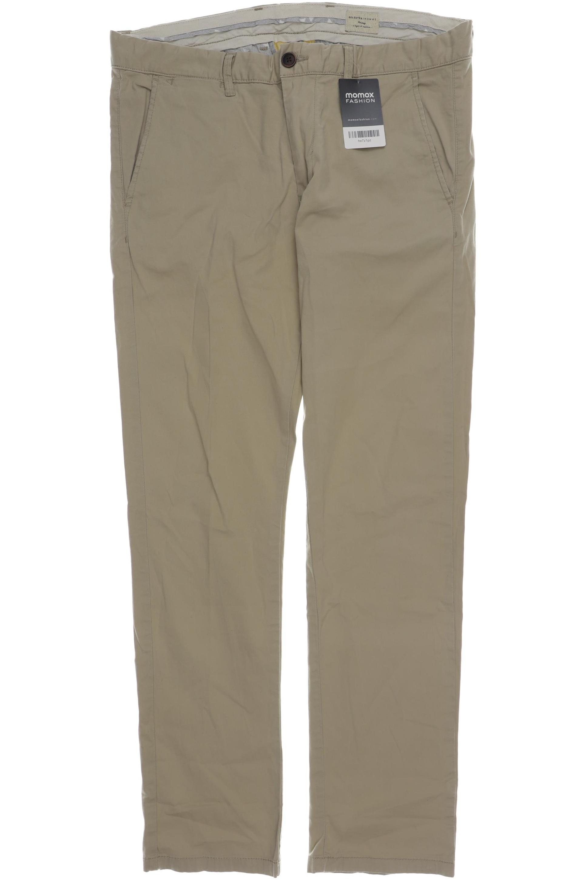 

Selected Herren Stoffhose, beige, Gr. 52