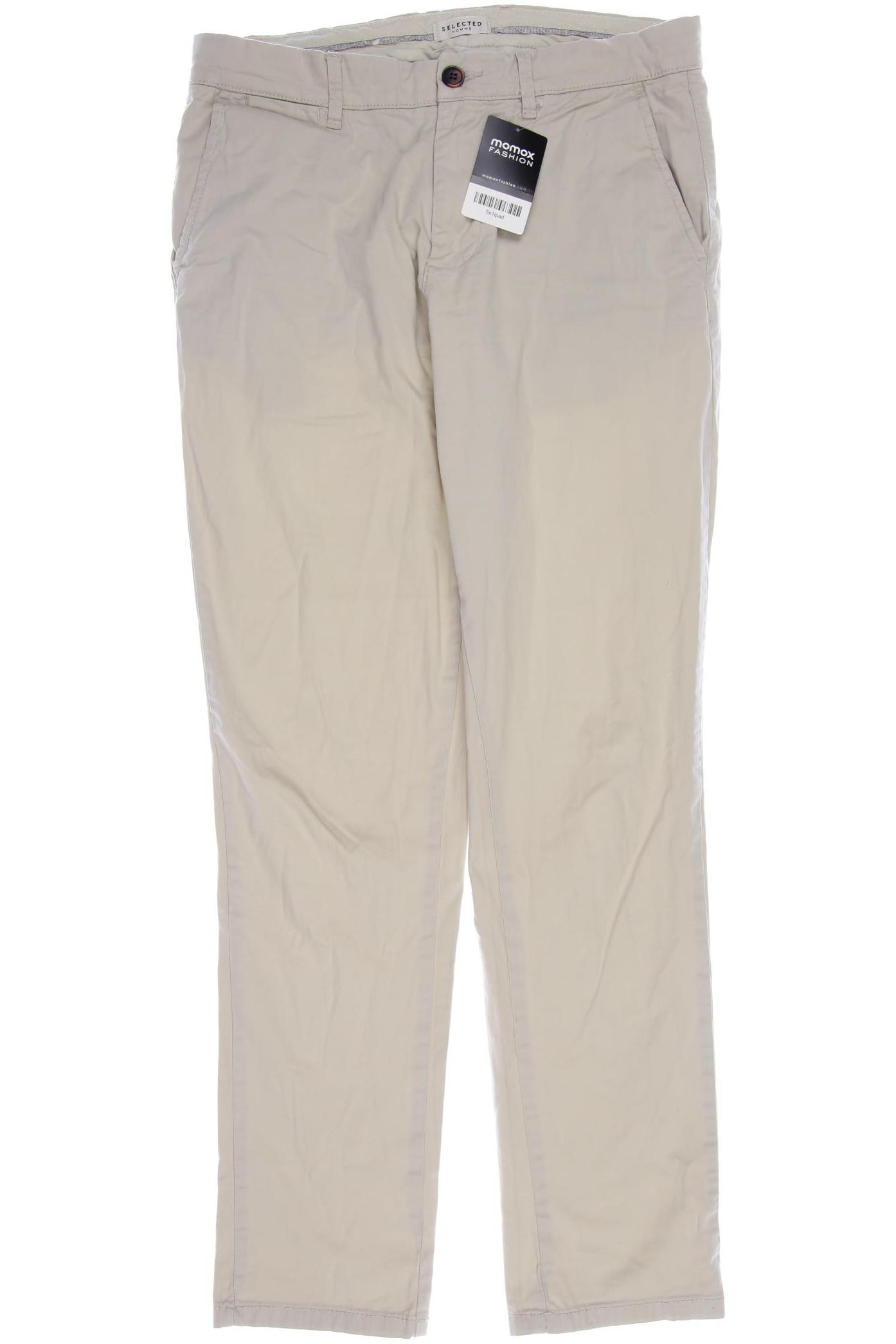 

SELECTED Herren Stoffhose, beige