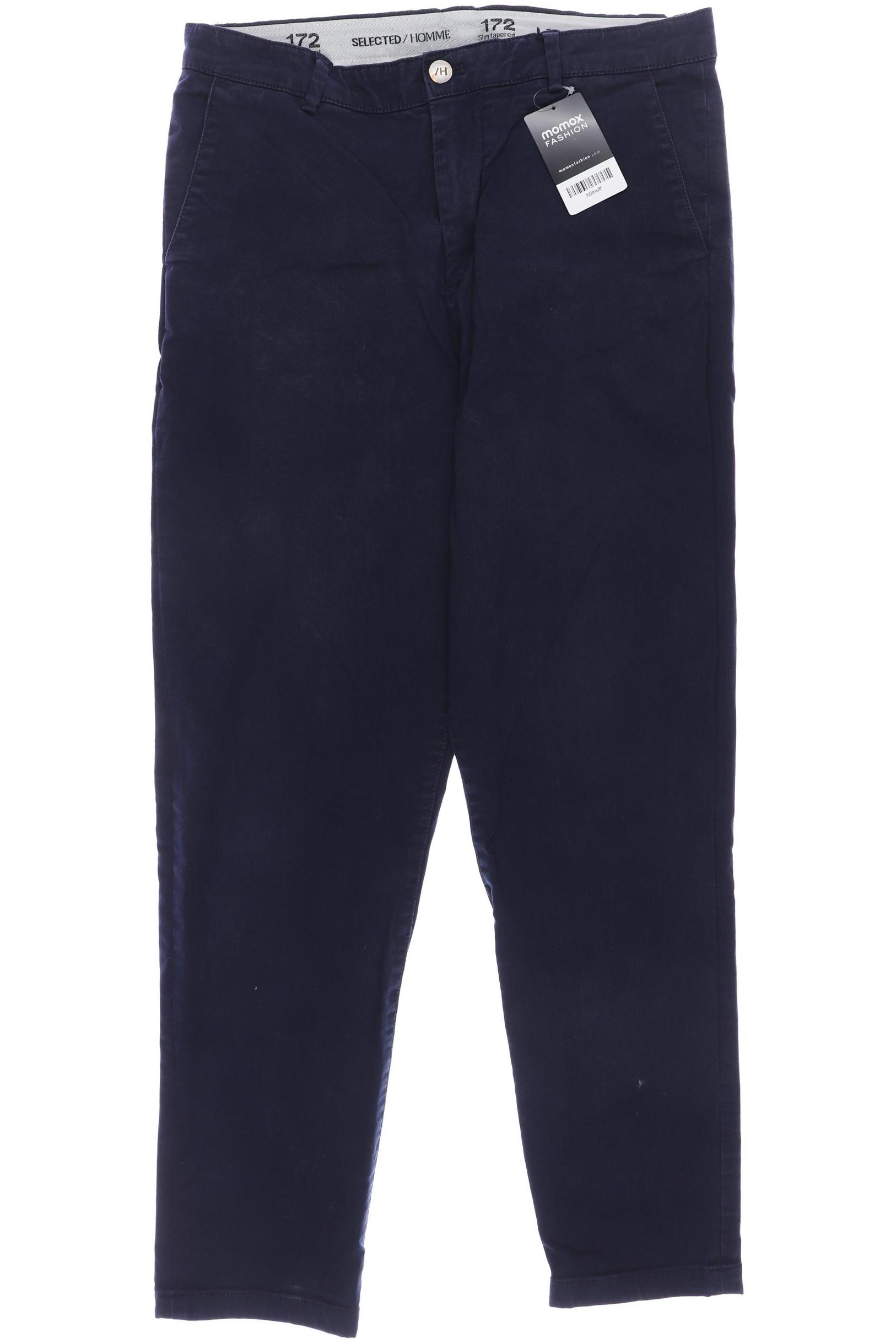 

SELECTED Herren Stoffhose, marineblau