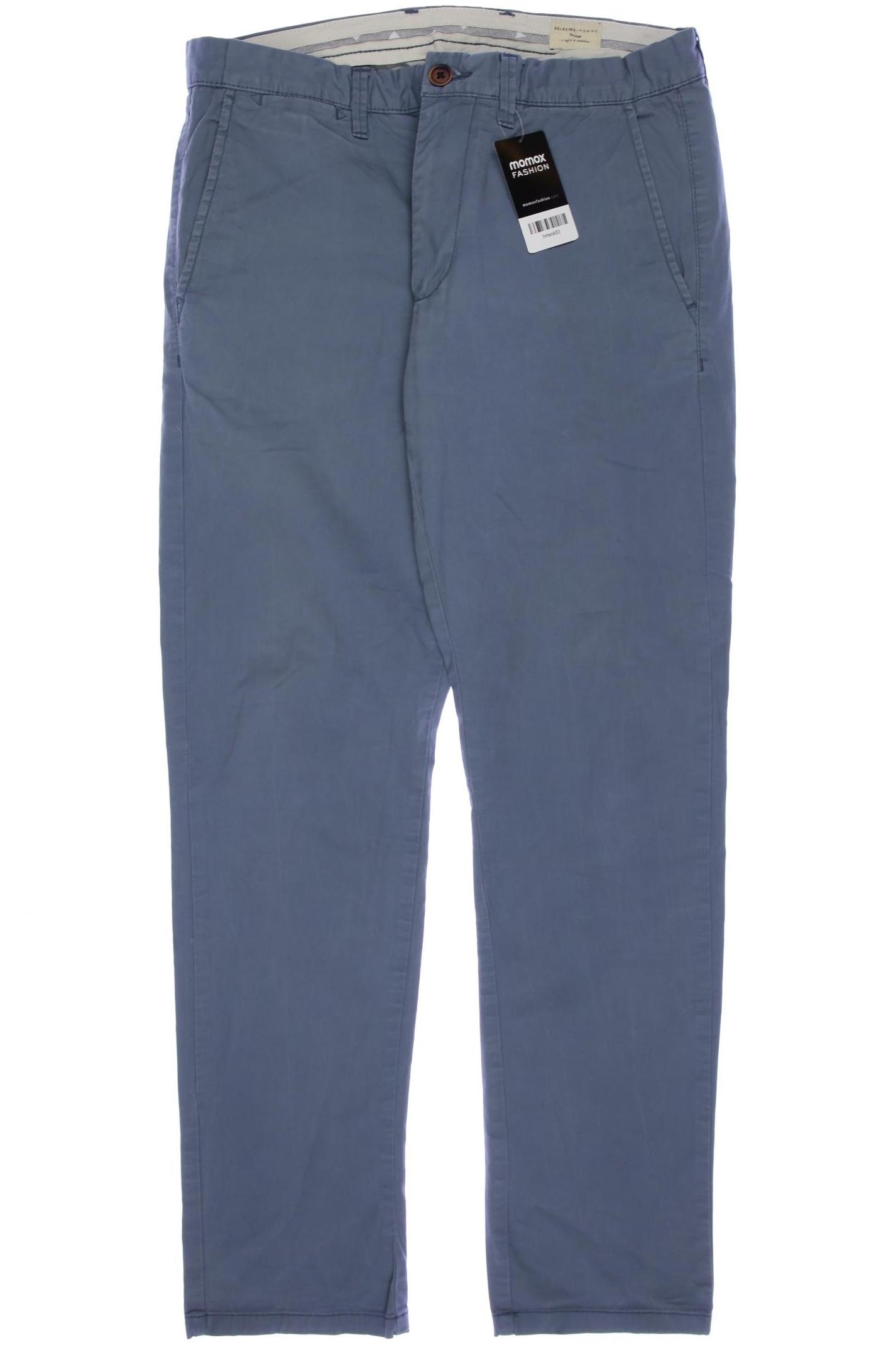 

Selected Herren Stoffhose, blau, Gr. 32