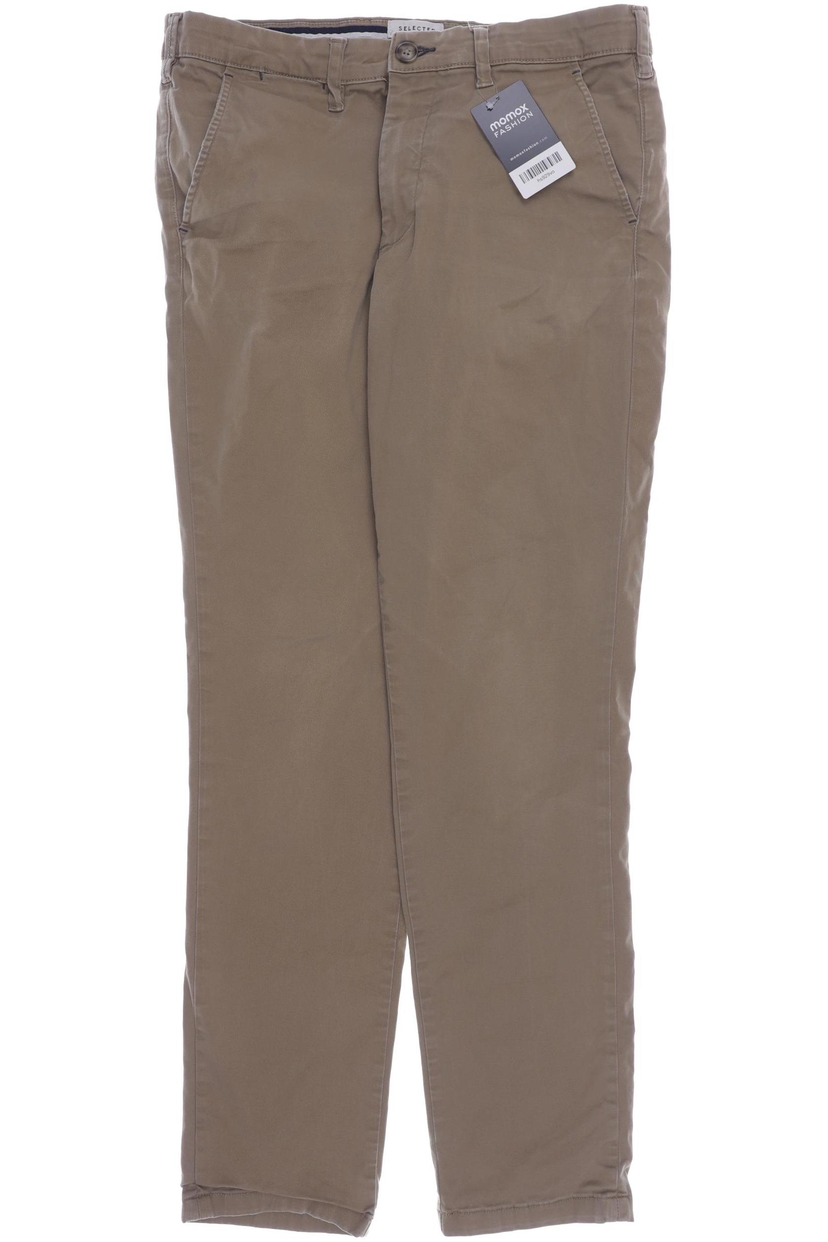 

SELECTED Herren Stoffhose, beige