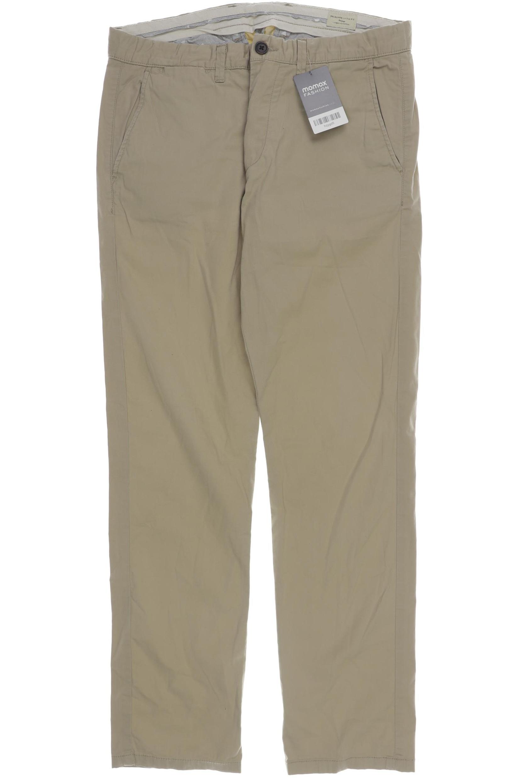 

SELECTED Herren Stoffhose, beige