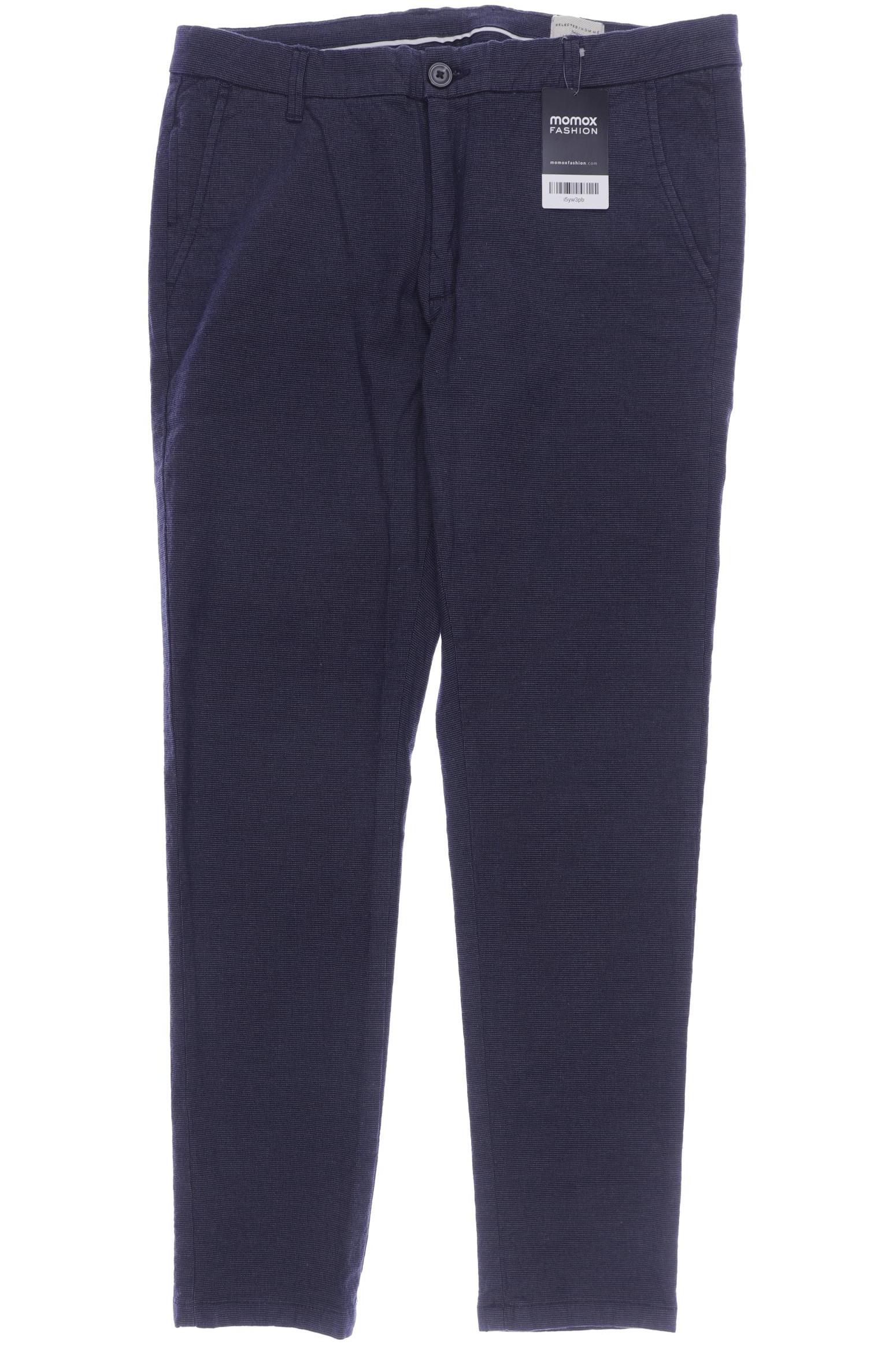 

SELECTED Herren Stoffhose, marineblau